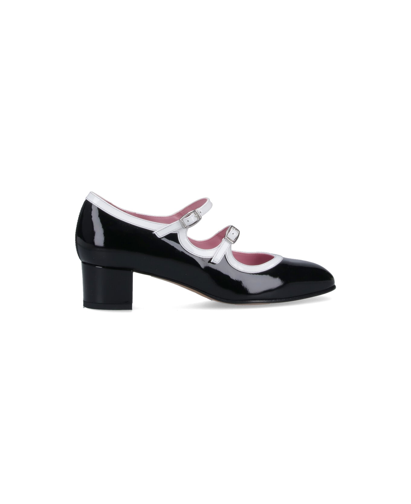 Carel Mary Jane Pumps "bleuet" - Black  