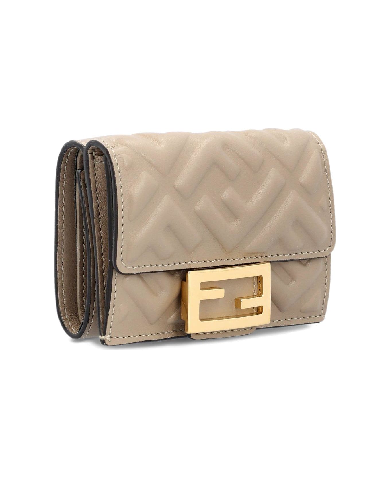 Fendi F Is Embossed Wallet - Grigio