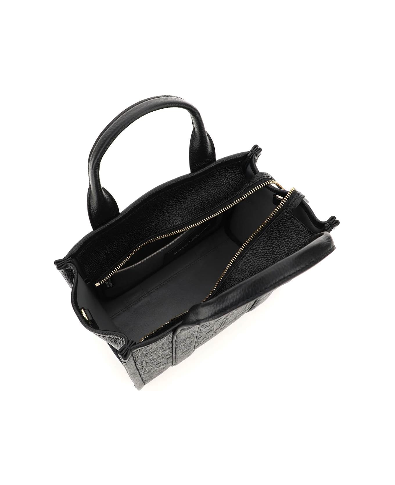 Marc Jacobs The Leather Small Tote Bag - BLACK (Black) トートバッグ