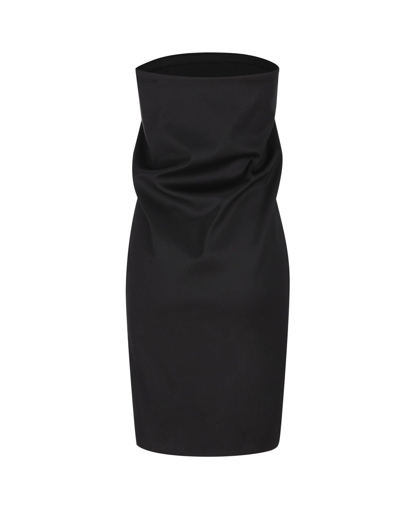 Saint Laurent Strapless Pencil Dress - BLACK