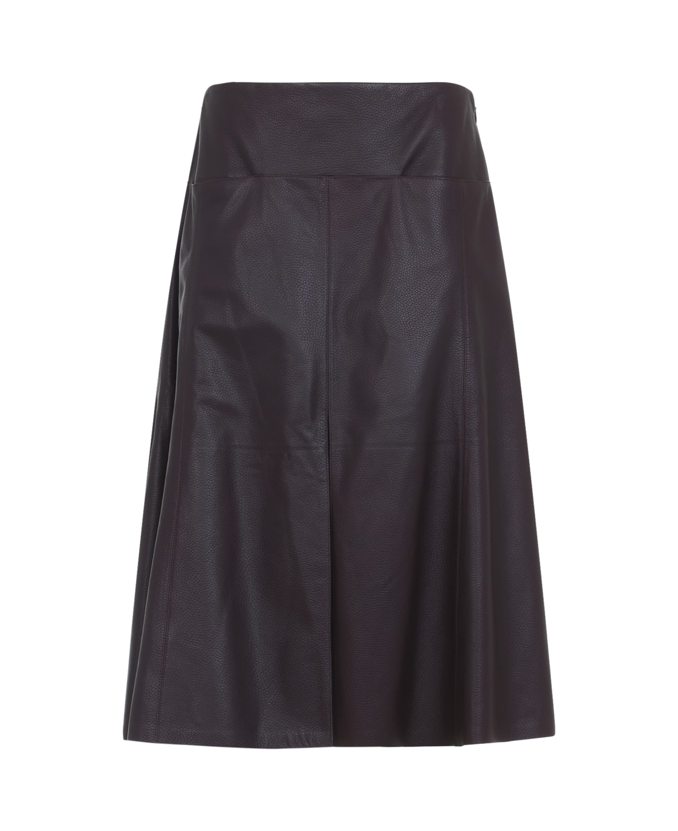 Alaia Alaïa Slit Midi Skirt - Prune スカート
