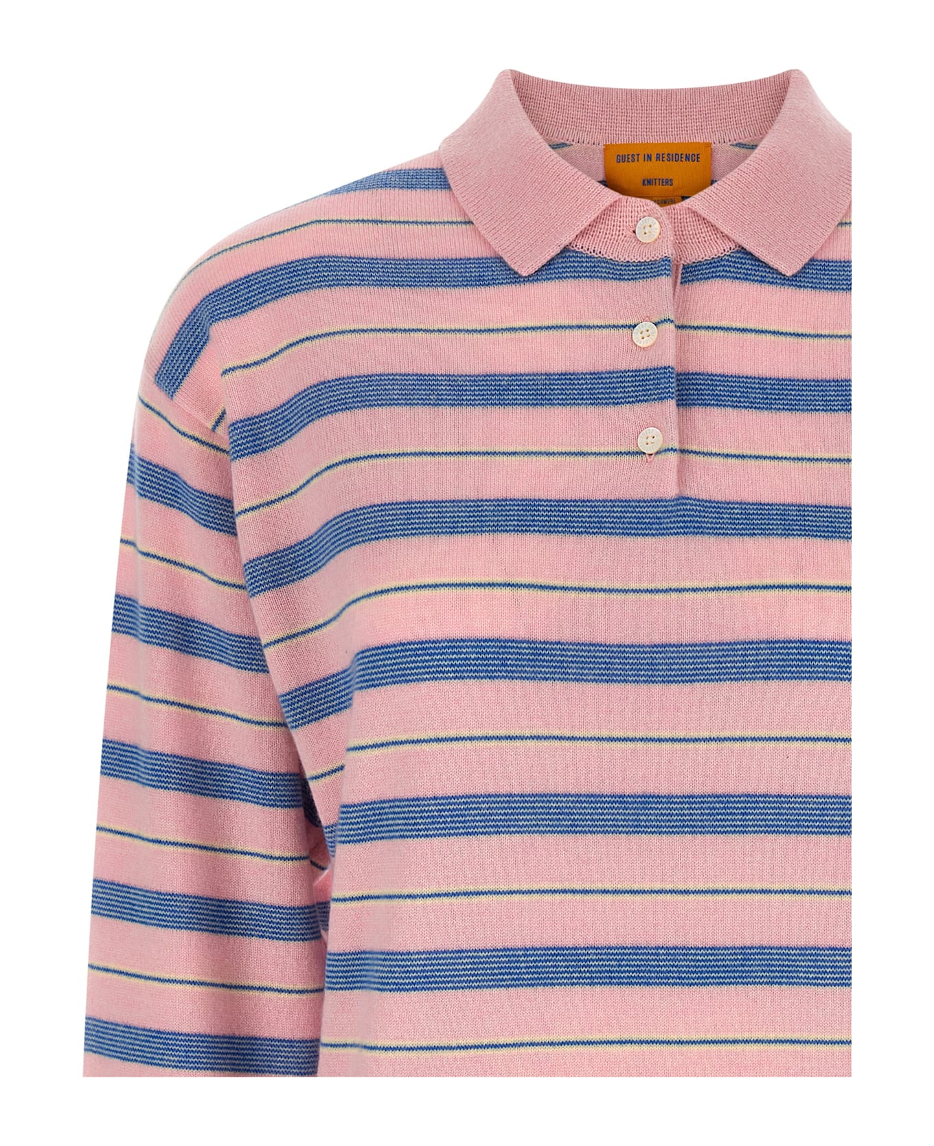 Guest in Residence 'collegiate Stripe Polo' Sweater - Multicolor