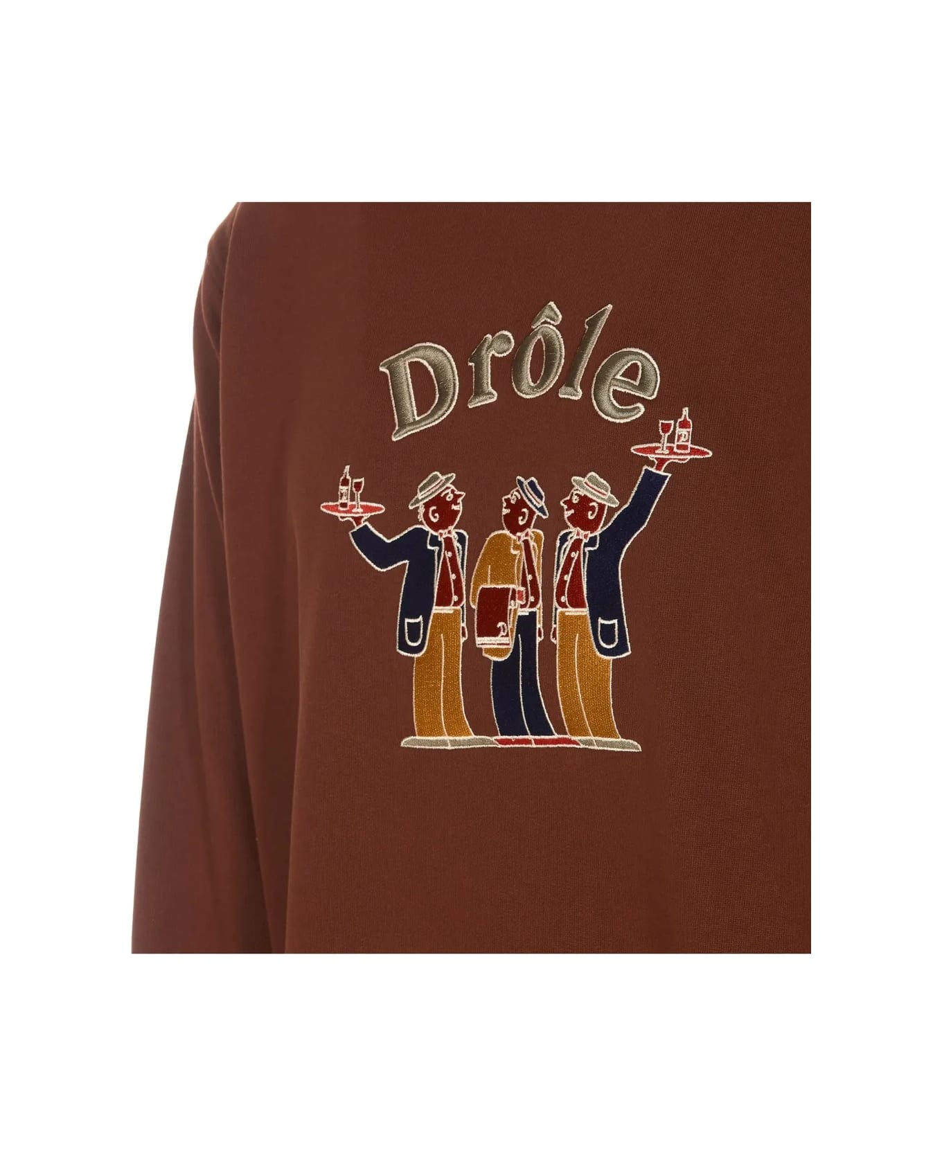 Drôle de Monsieur Le Sweatshirt Crillon - Dbn Dark Brown