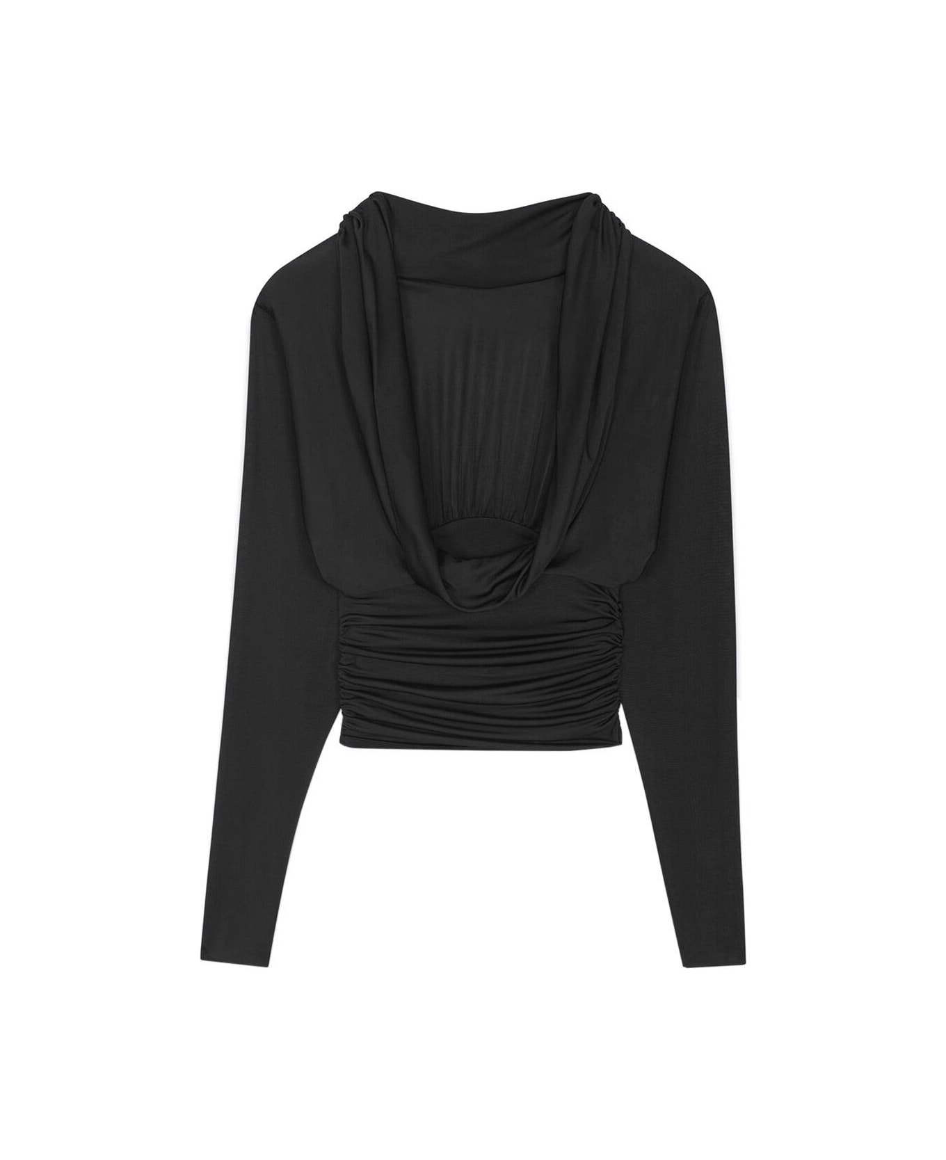Saint Laurent Shiny Knit Top - 1000
