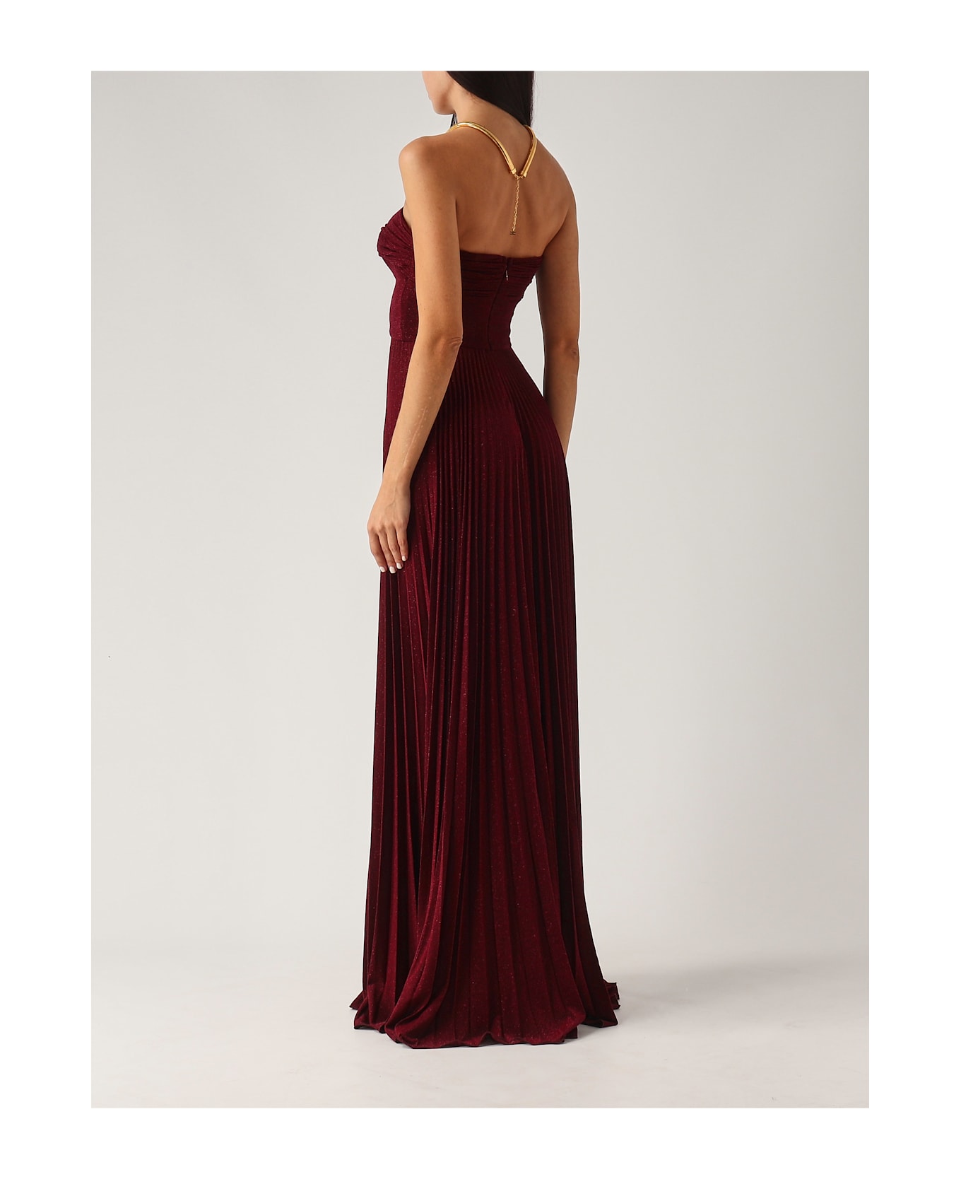 Elisabetta Franchi Viscose Dress - Bordeaux