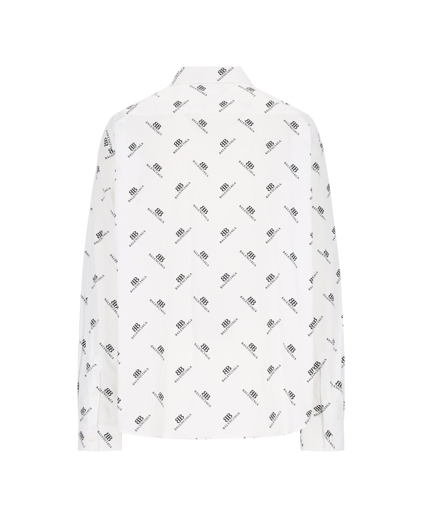 Balenciaga Classic Logo Shirt - White