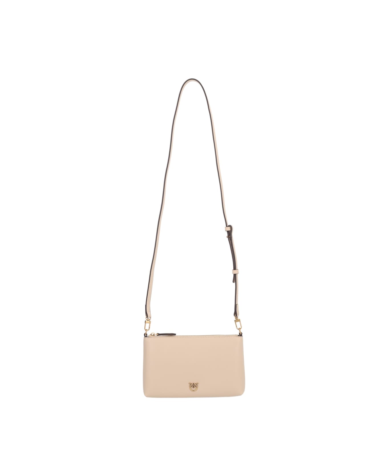 Pinko Bag With Logo - BEIGE