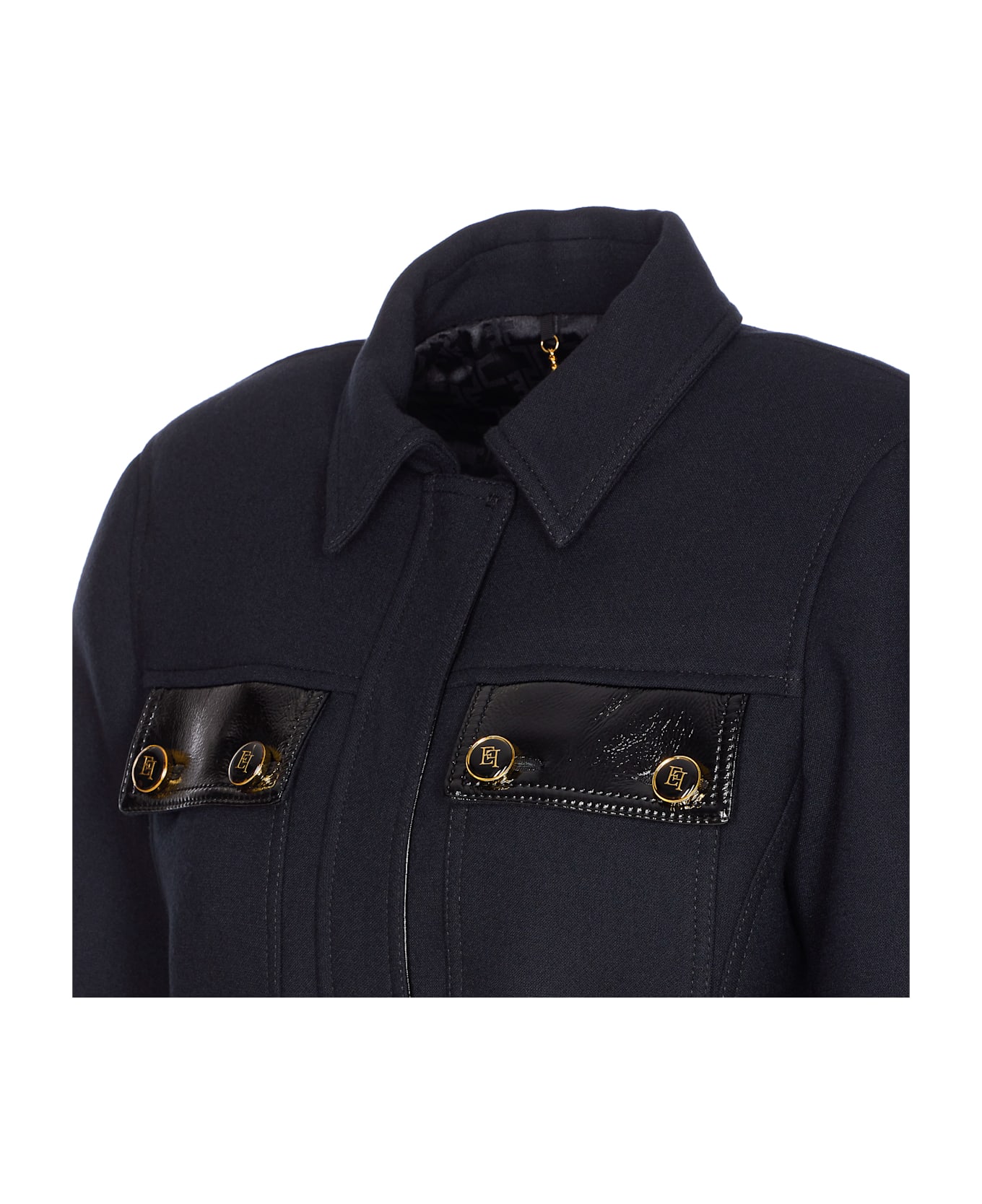 Elisabetta Franchi Jacket - Black