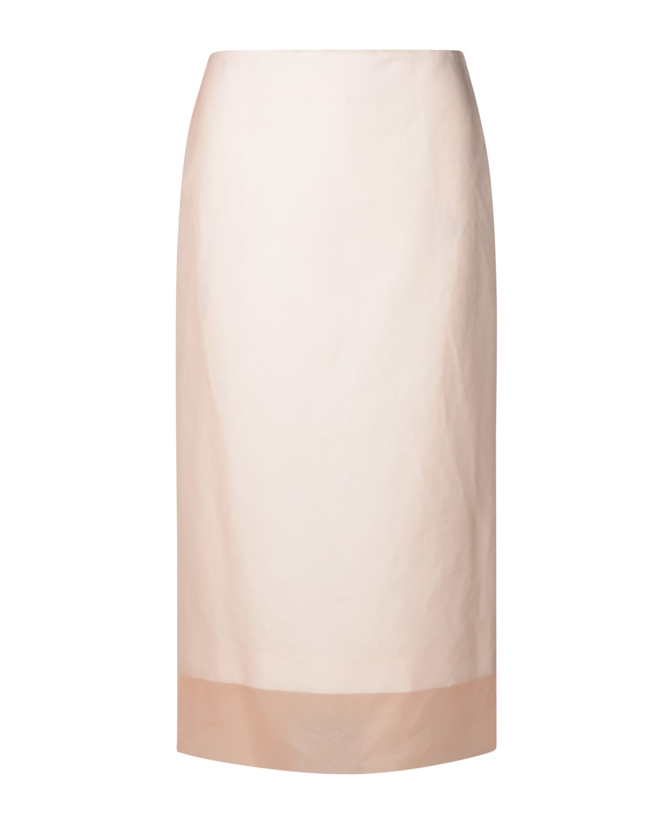 SportMax 'aceti1234' White Silk Skirt - White
