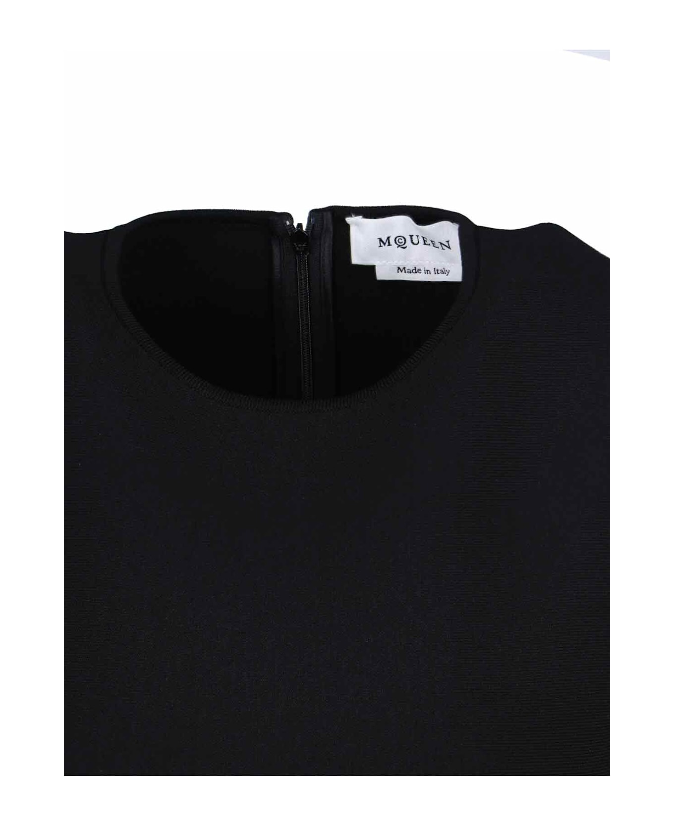 Alexander McQueen Knit Mini Dress - Black