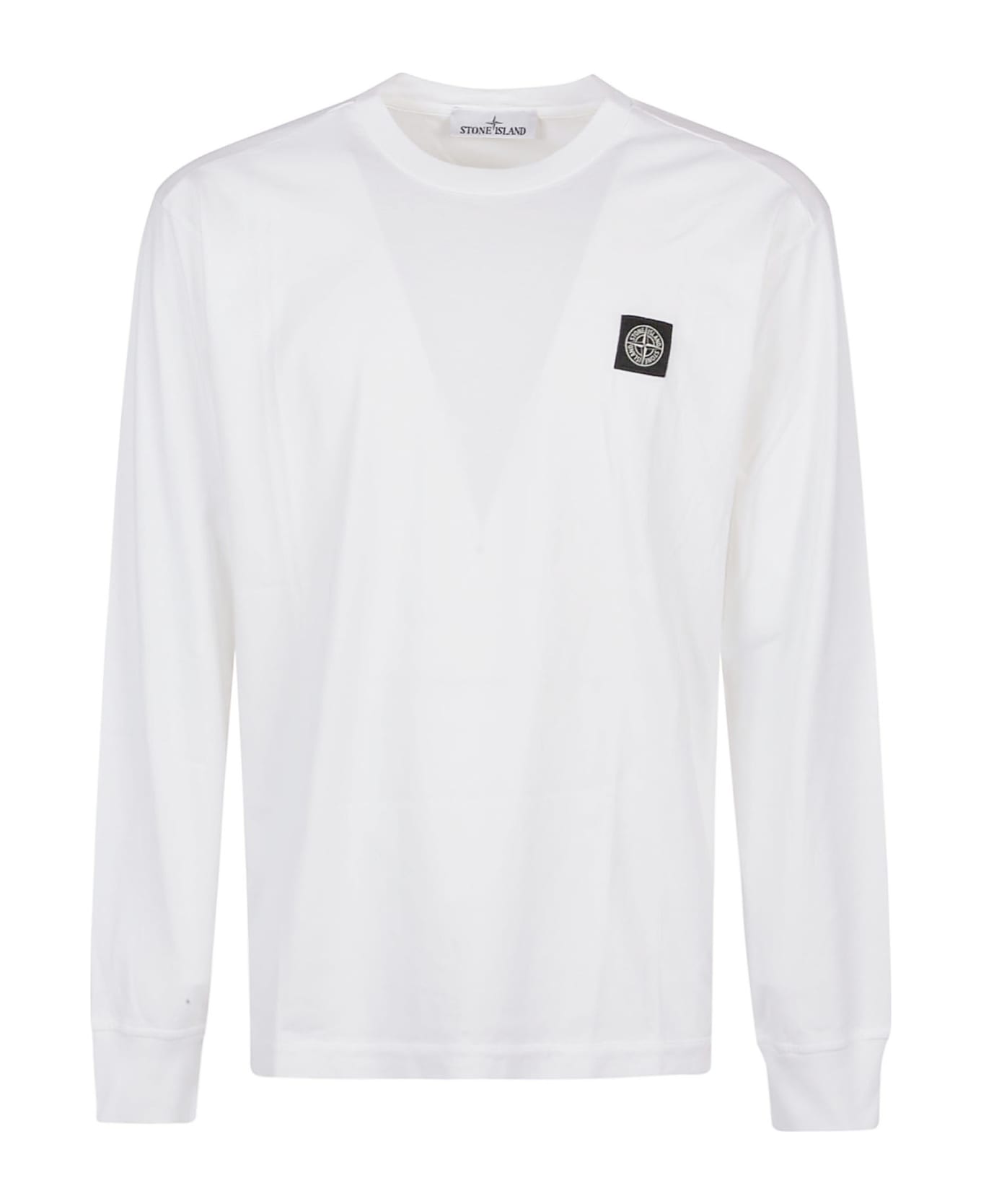 Stone Island Long Sleeve T-shirt - White シャツ