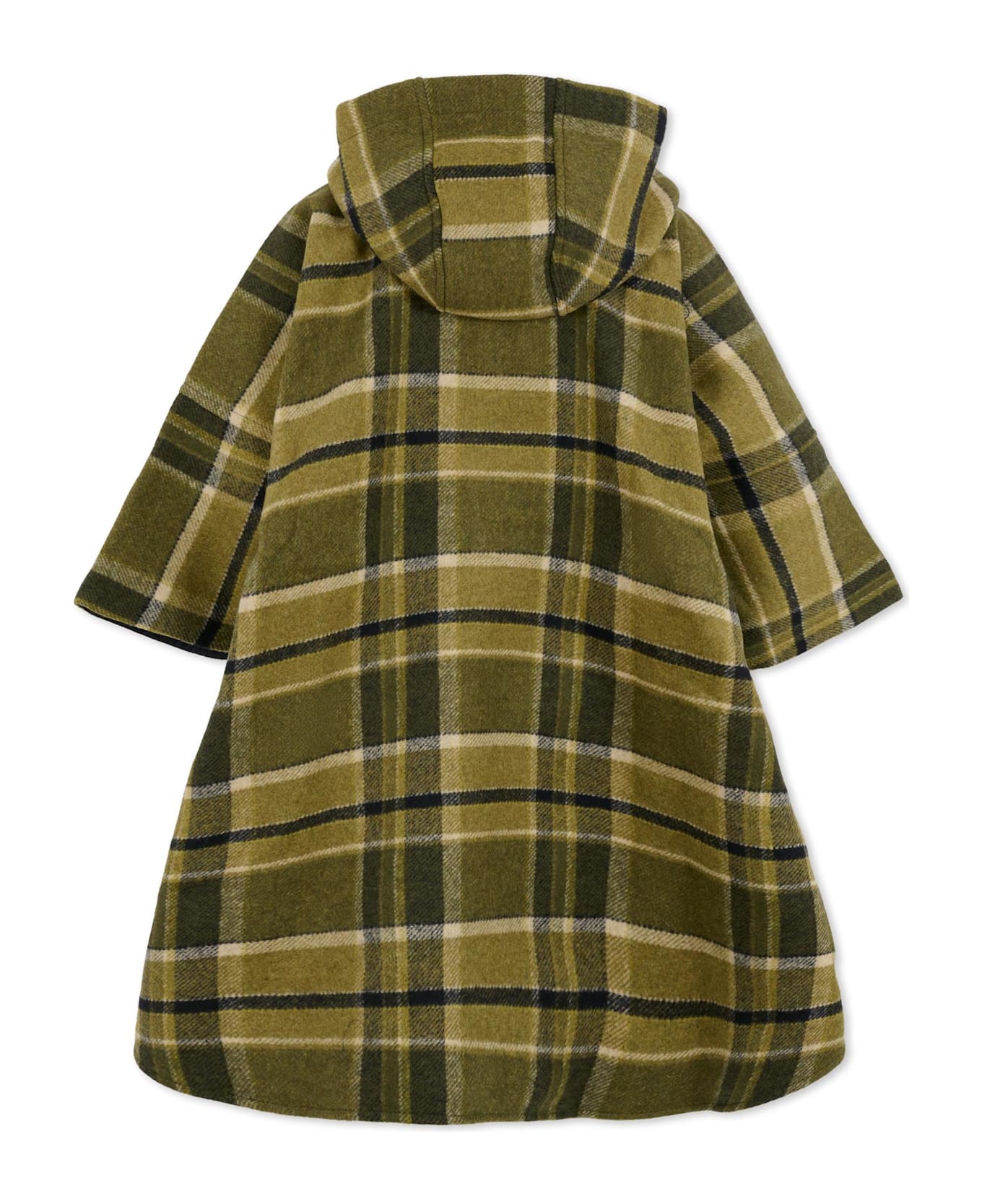 Chloé Green Cape For Girl With Logo - Green