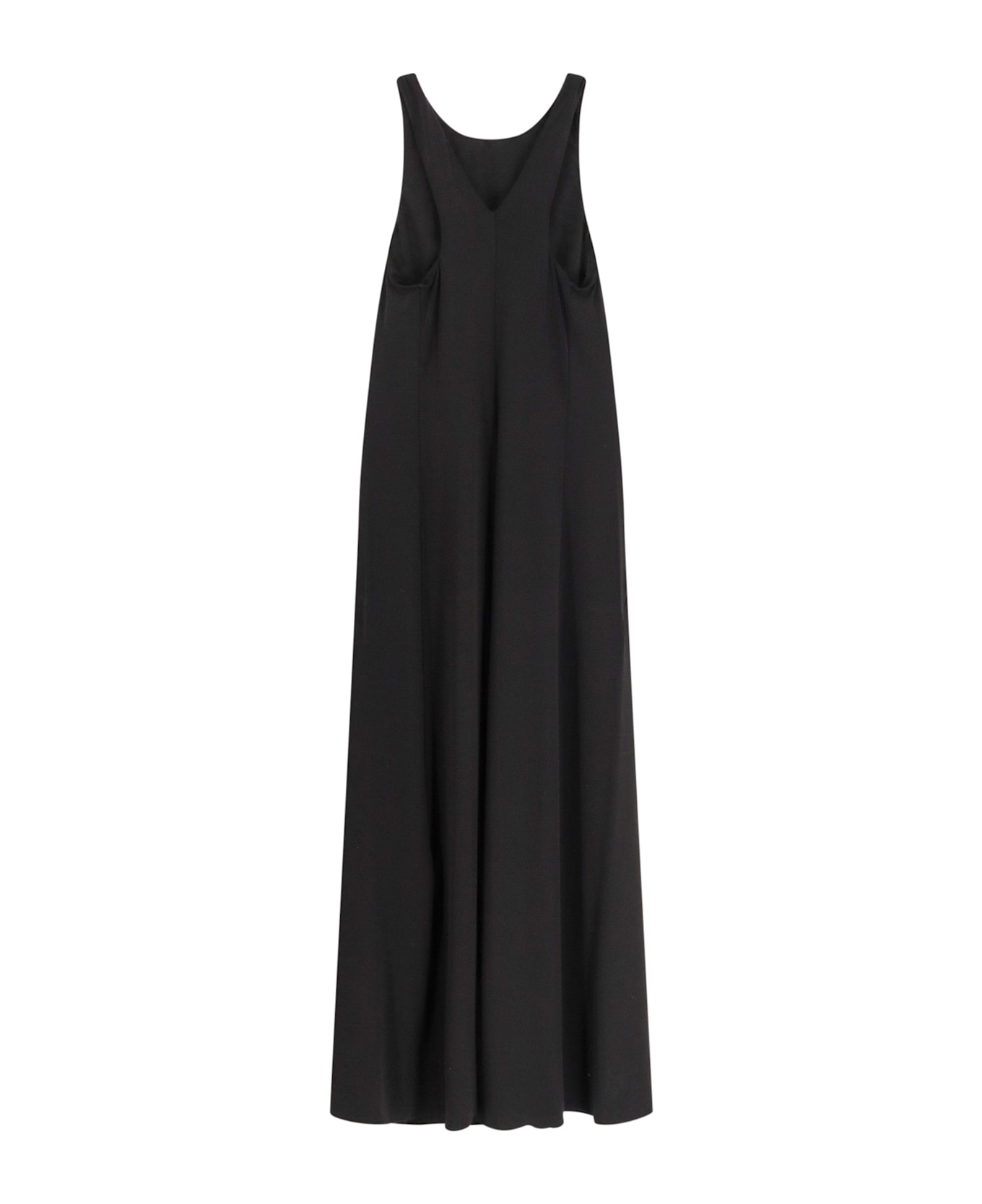 Max Mara Pompei Crewneck Sleeveless Dress - Black