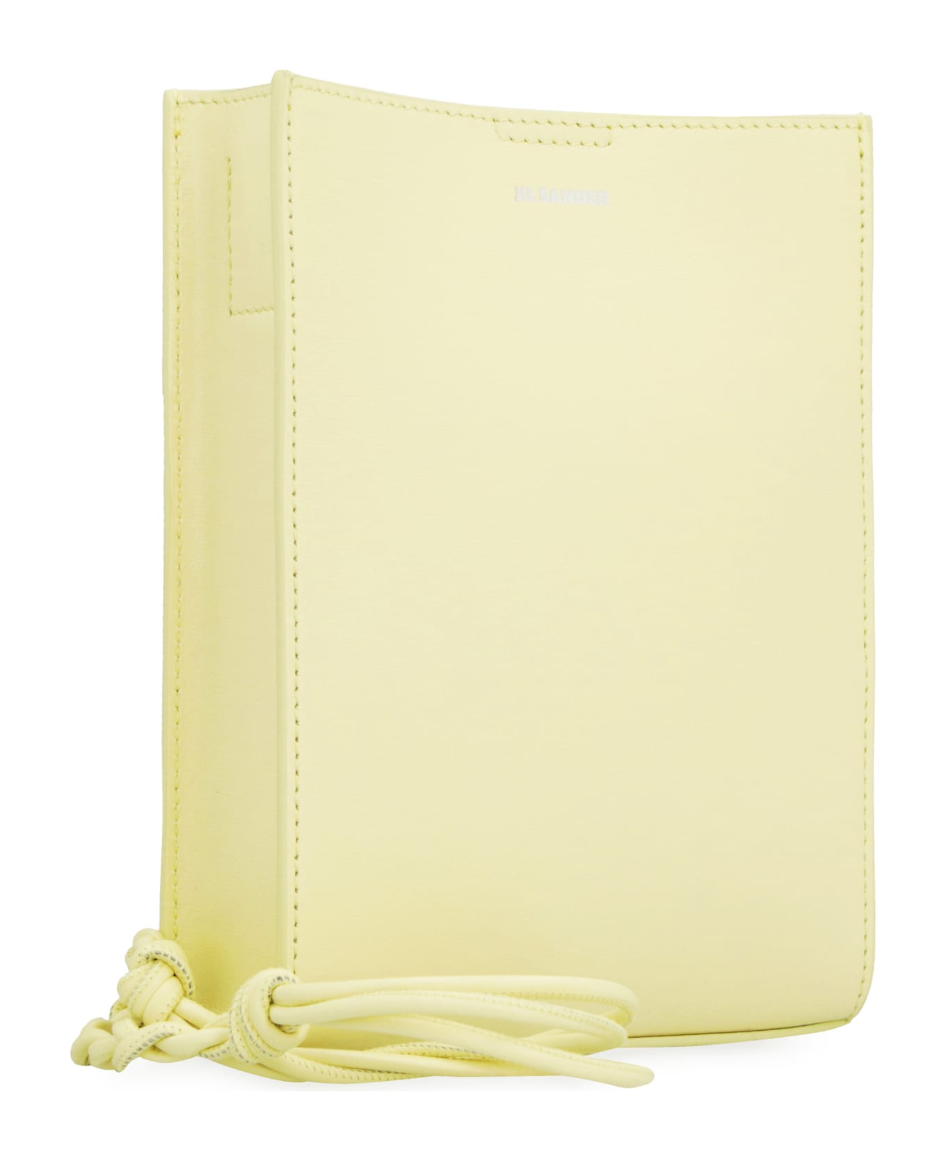 Jil Sander Tangle Leather Crossbody Bag - Yellow