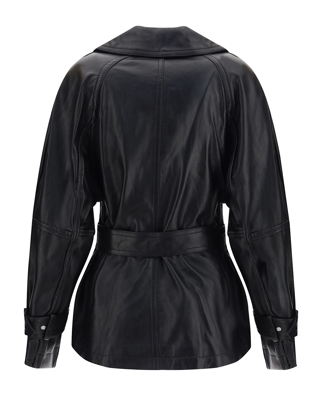 Róhe Double-breasted Leather Jacket