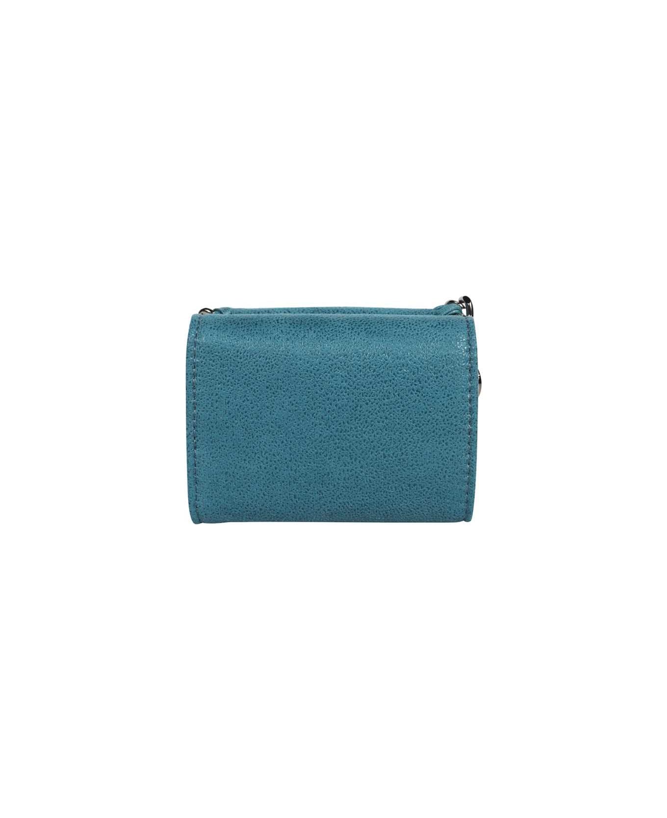 Stella McCartney Falabella Small Wallet - turquoise