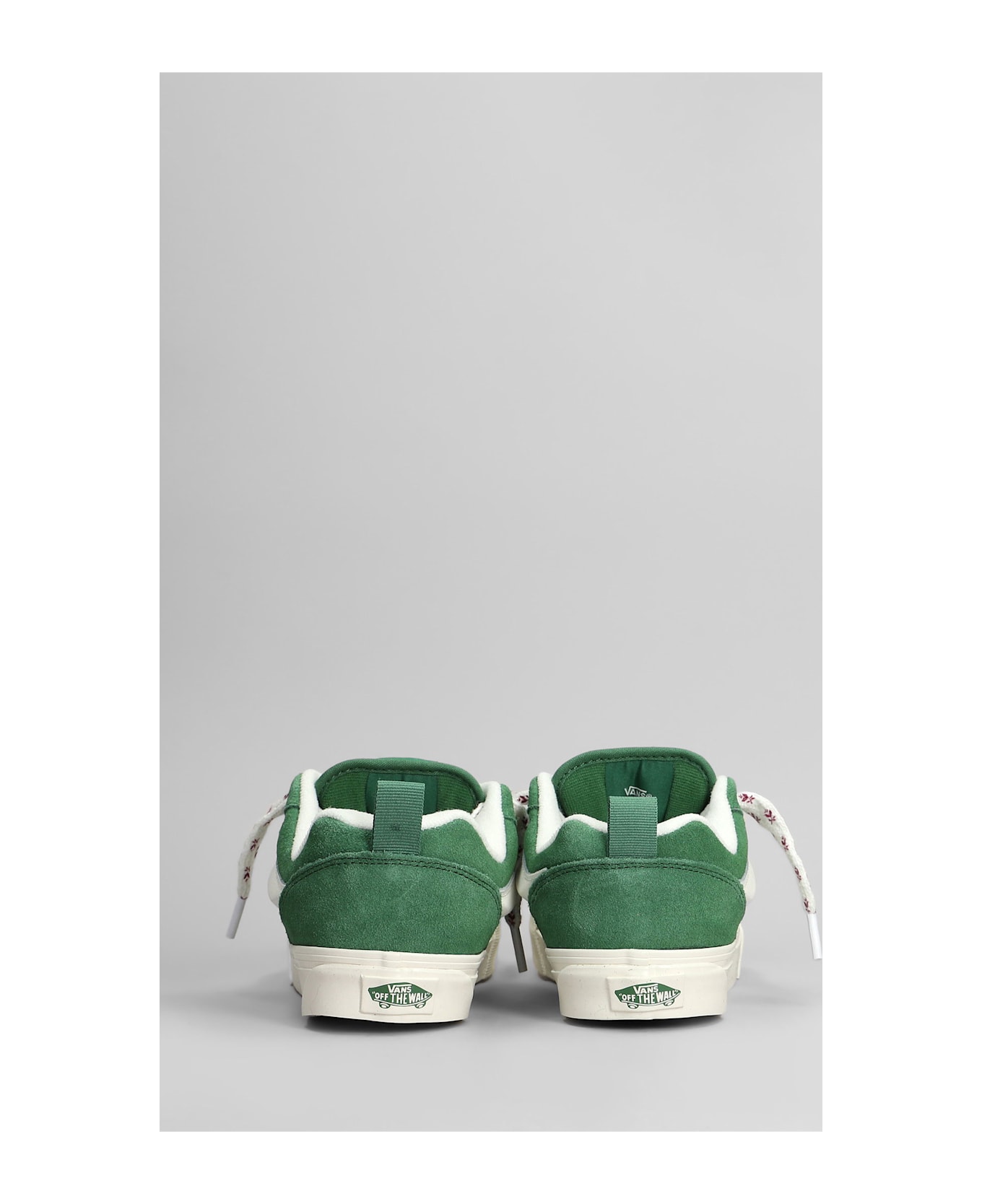 Vans Knu Skool Sneakers In Green Suede - green