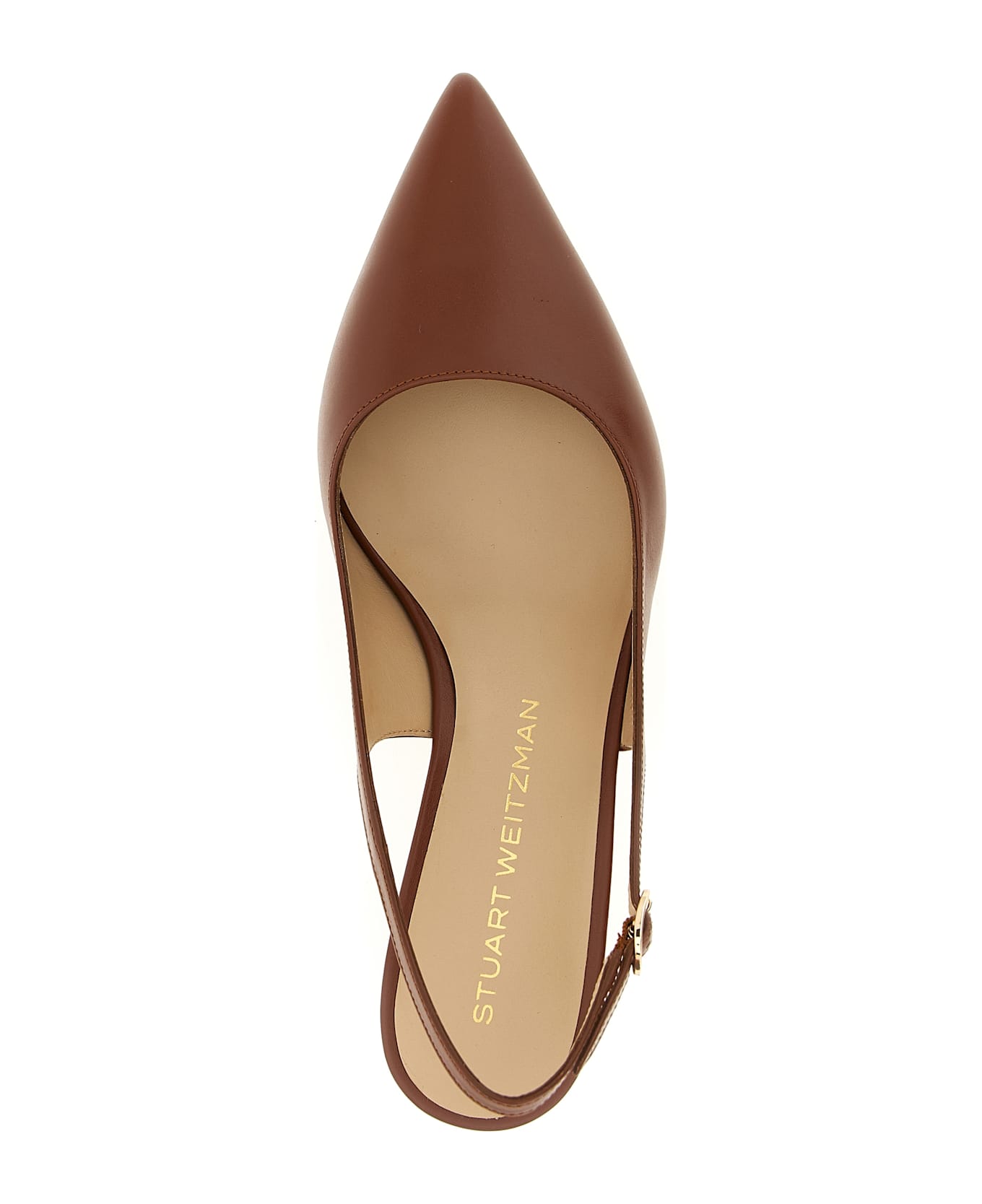 Stuart Weitzman 'stuart Sculpt' Slingback - Brown ハイヒール