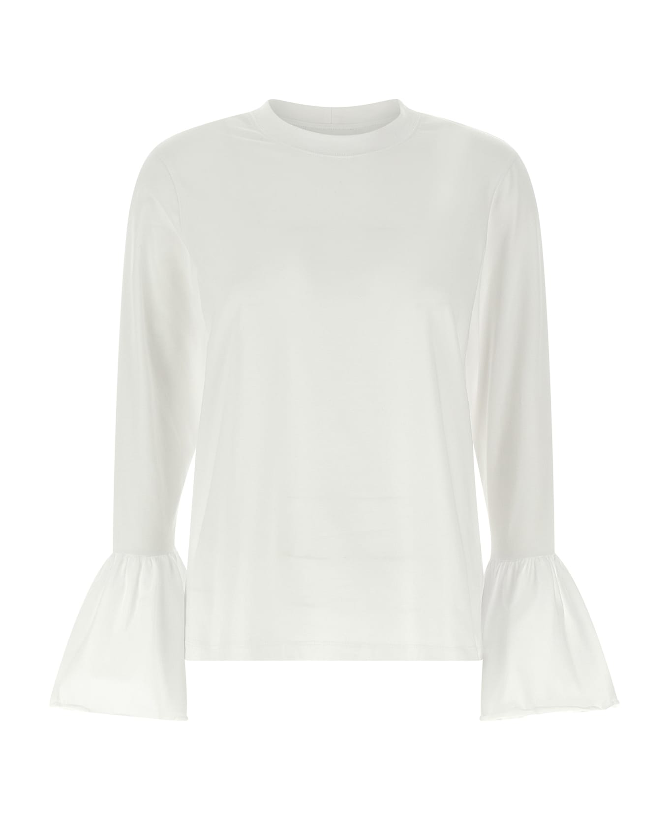 Sleeper 
ruffled
 T-shirt - White