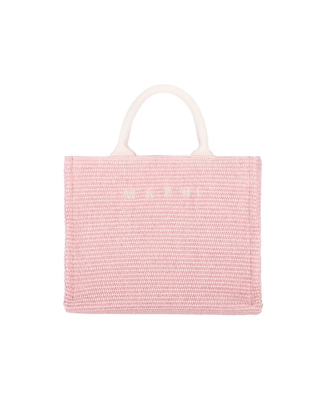 Marni Small Logo Tote Bag - Pink トートバッグ
