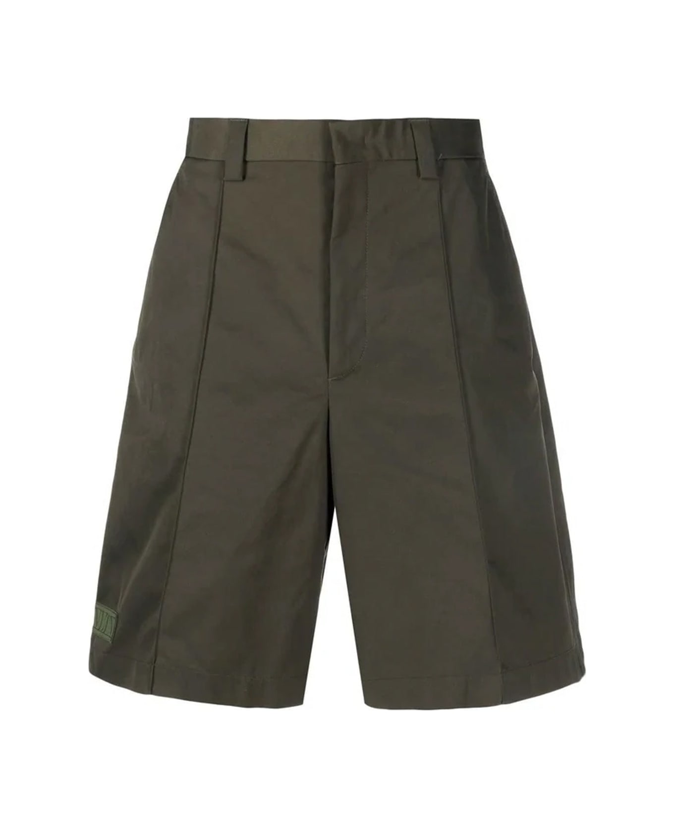 Valentino Vltn Tag Shorts - Green