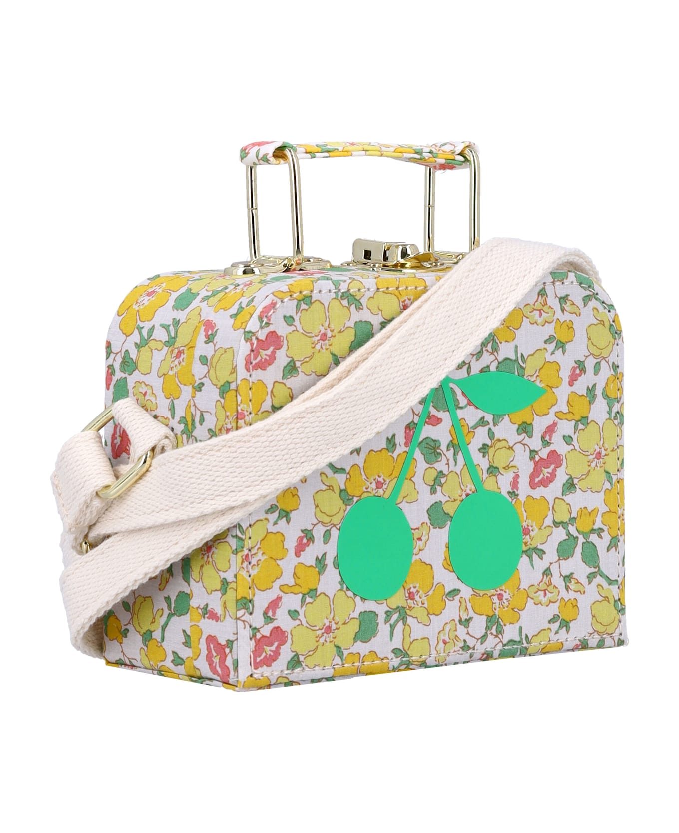 Bonpoint Kid - Mini Suitcase Shoulder Bag - YELLOW