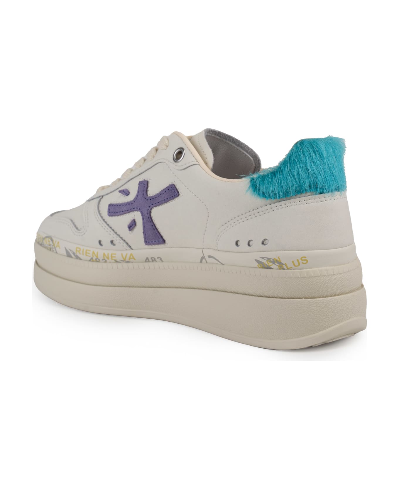 Premiata Sneakers Micol 7443 - Bianco/viola