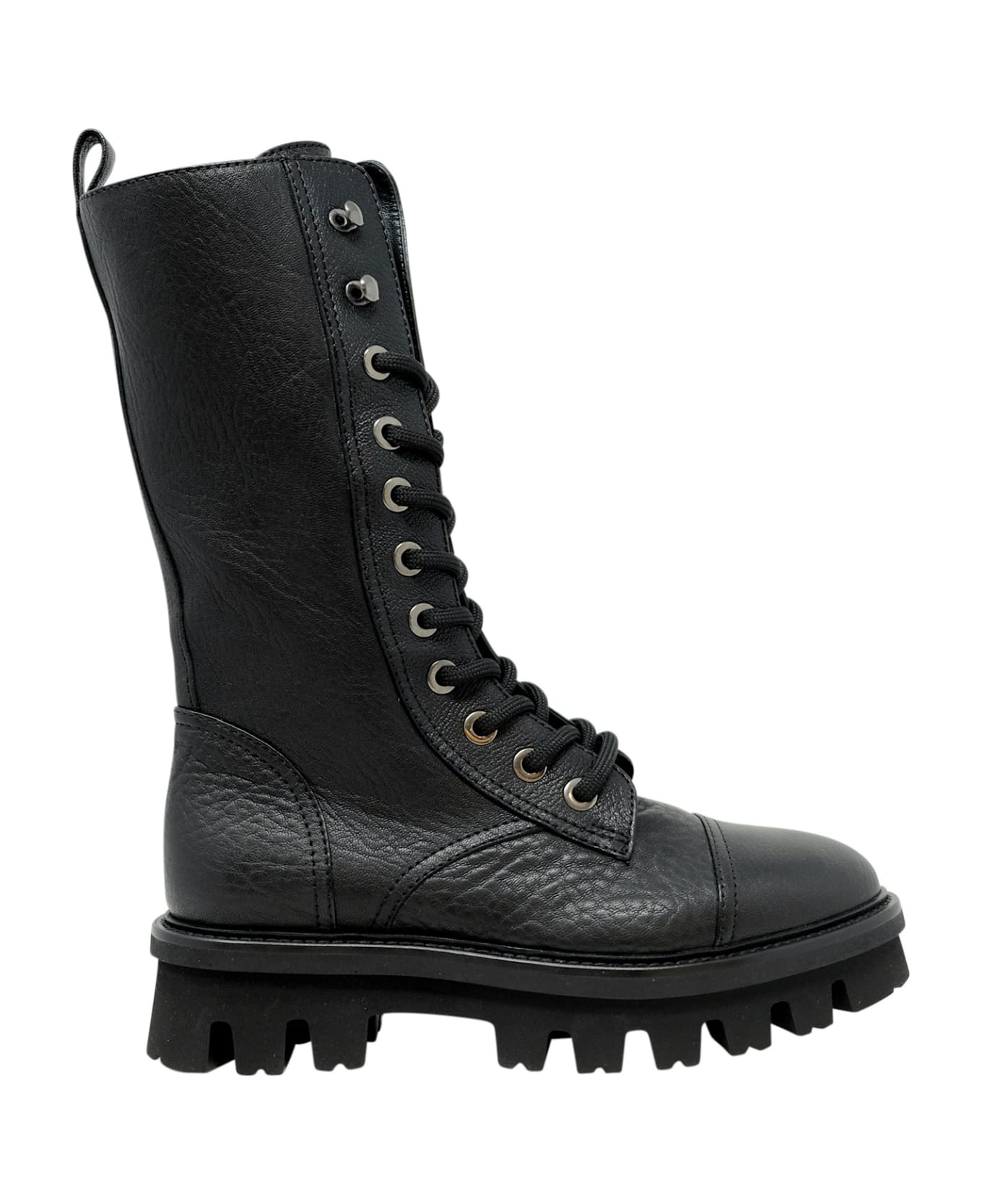 AGL black Leather Natalia Boots ブーツ