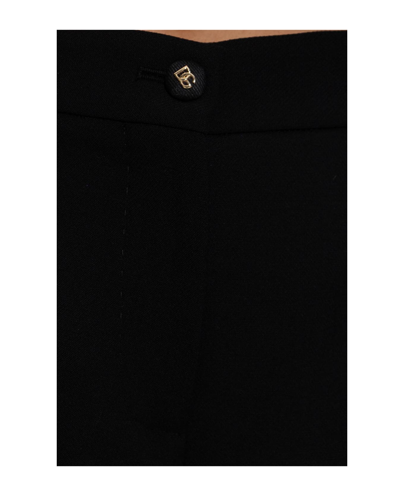 Dolce & Gabbana Wool Pleated Trousers - Nero