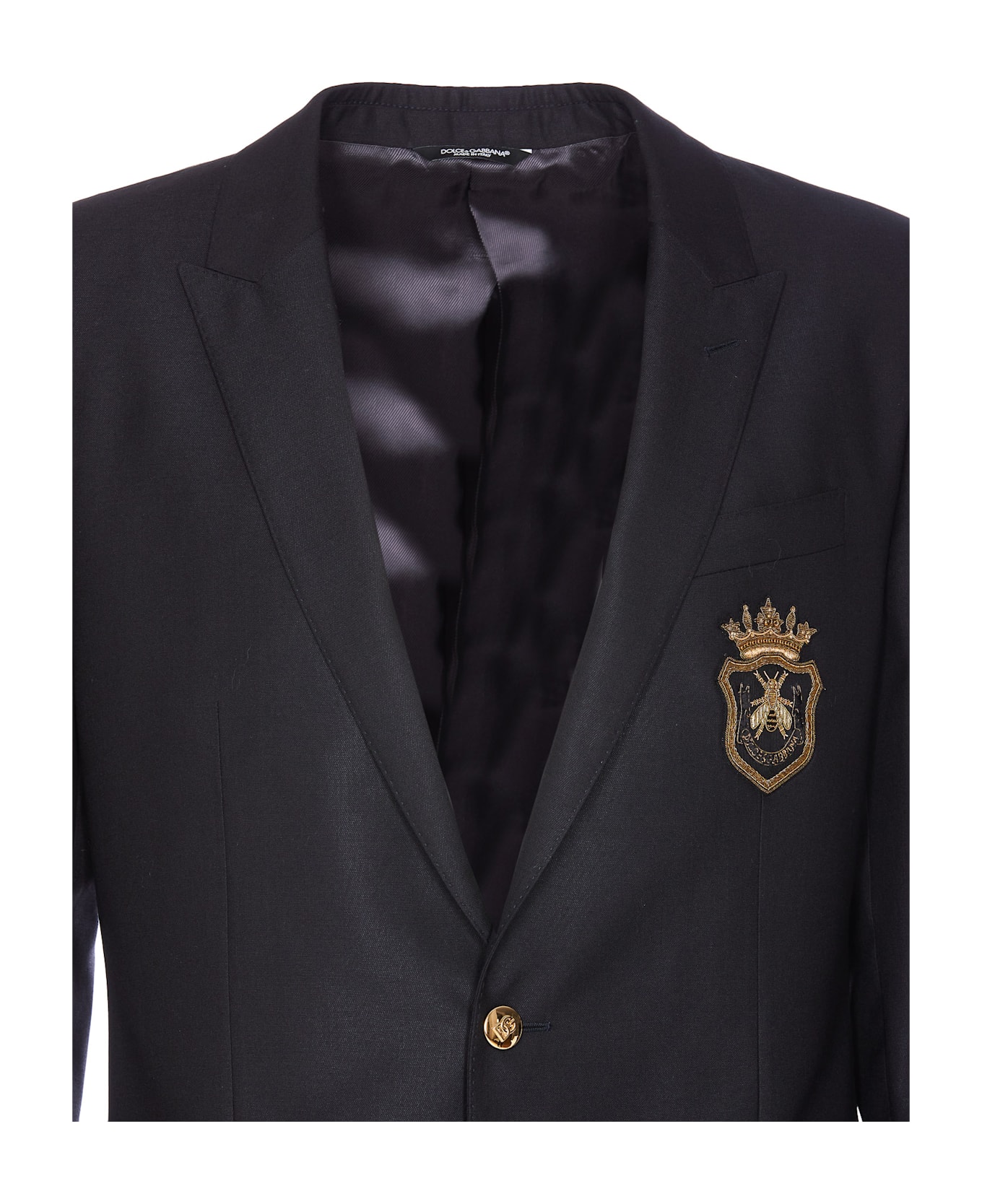 Dolce 
Gabbana Patch Martini Jacket - Blu Scurissimo 1