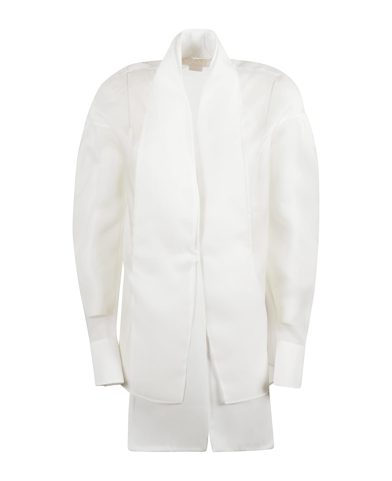 Genny Scarfed Top - White