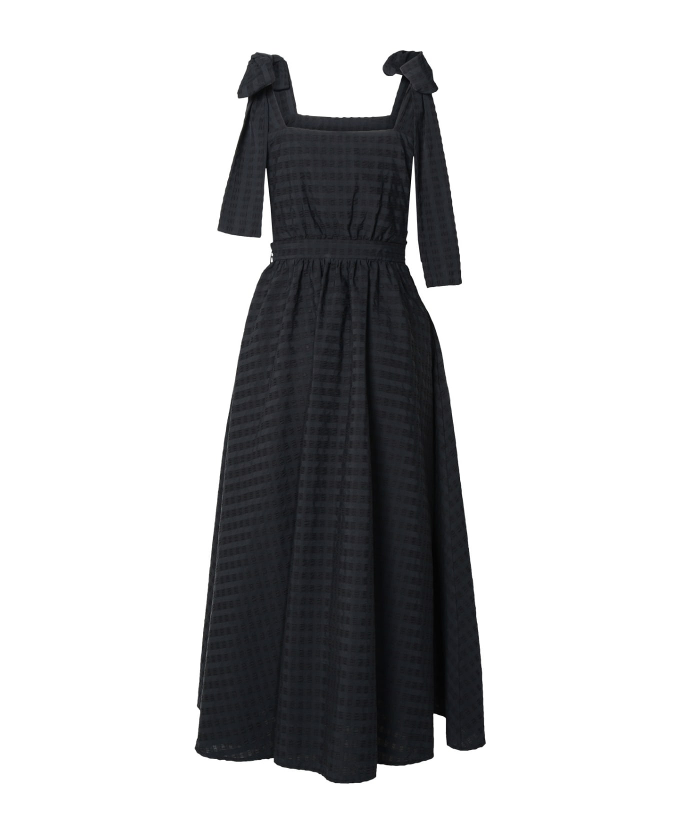 MSGM Black Cotton Blend Dress - Black ワンピース＆ドレス