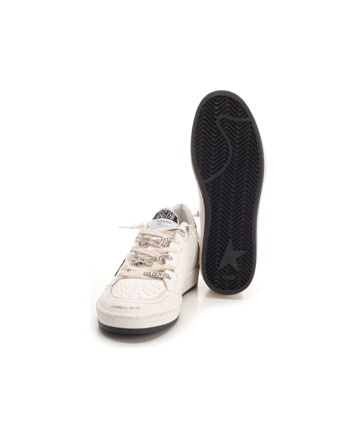 Golden Goose Sneakers 
ball Star
 - WHITE/BLACK/GOLD/ICE