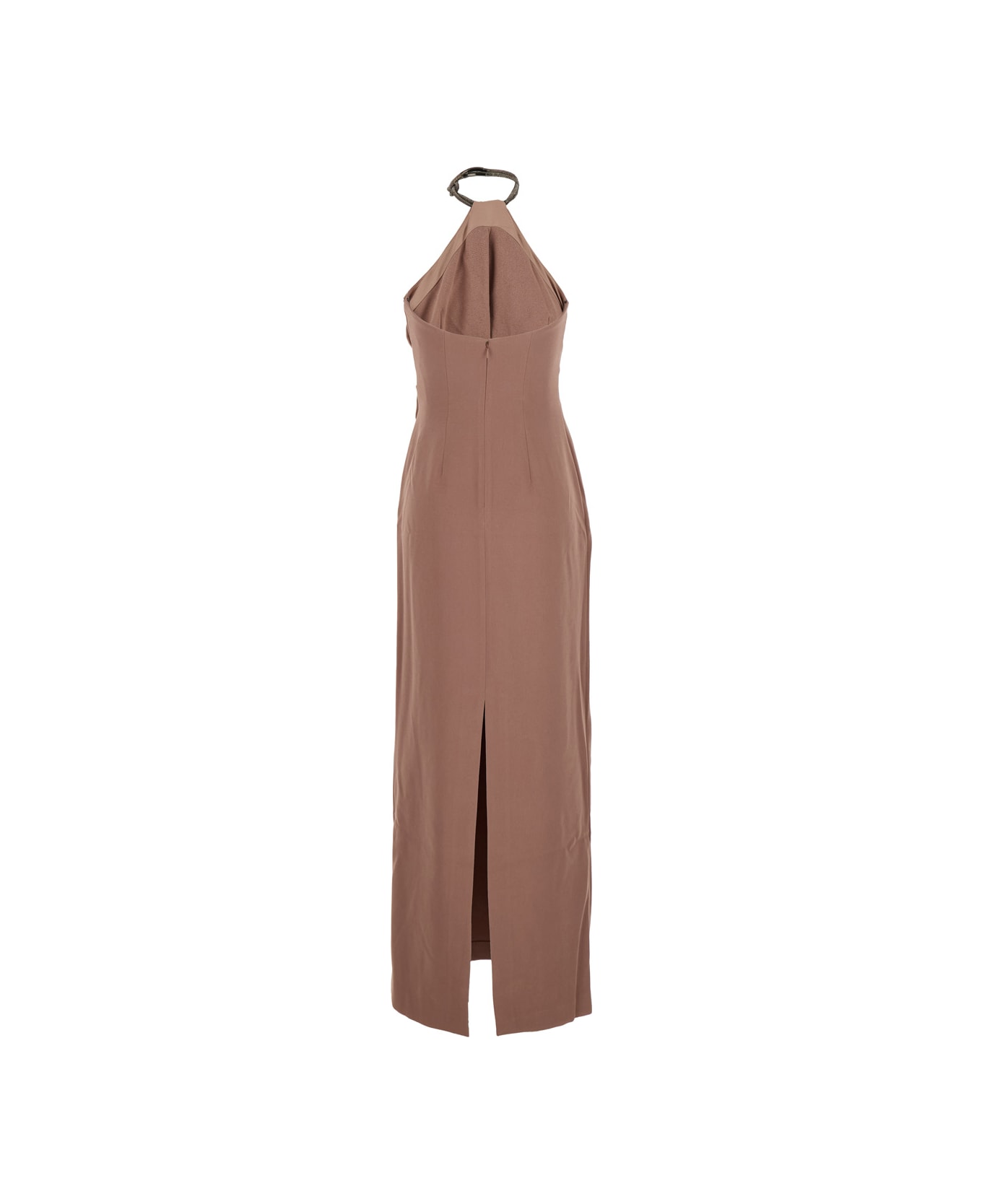Solace London Riva Maxi Dress - Beige