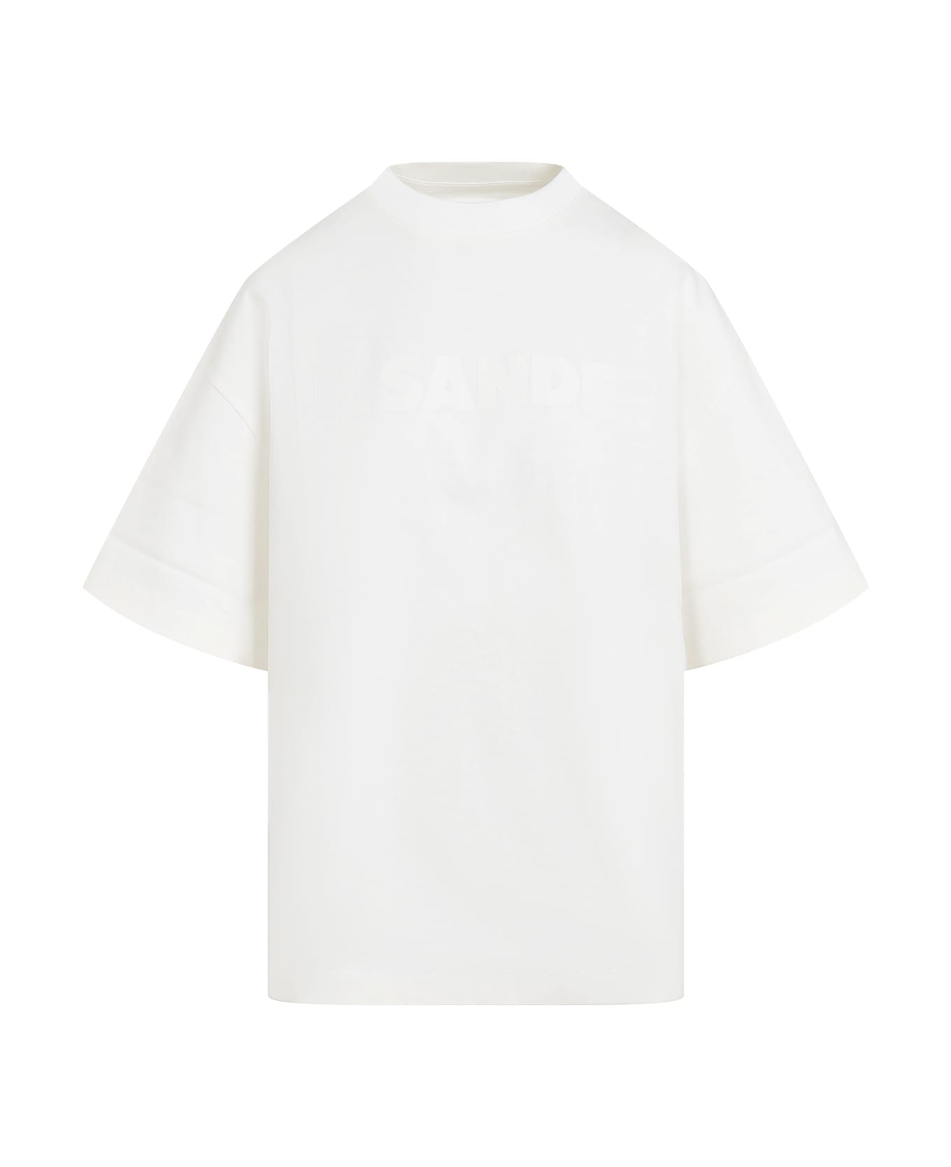 Jil Sander Logo Cotton T-shirt - Porcelain