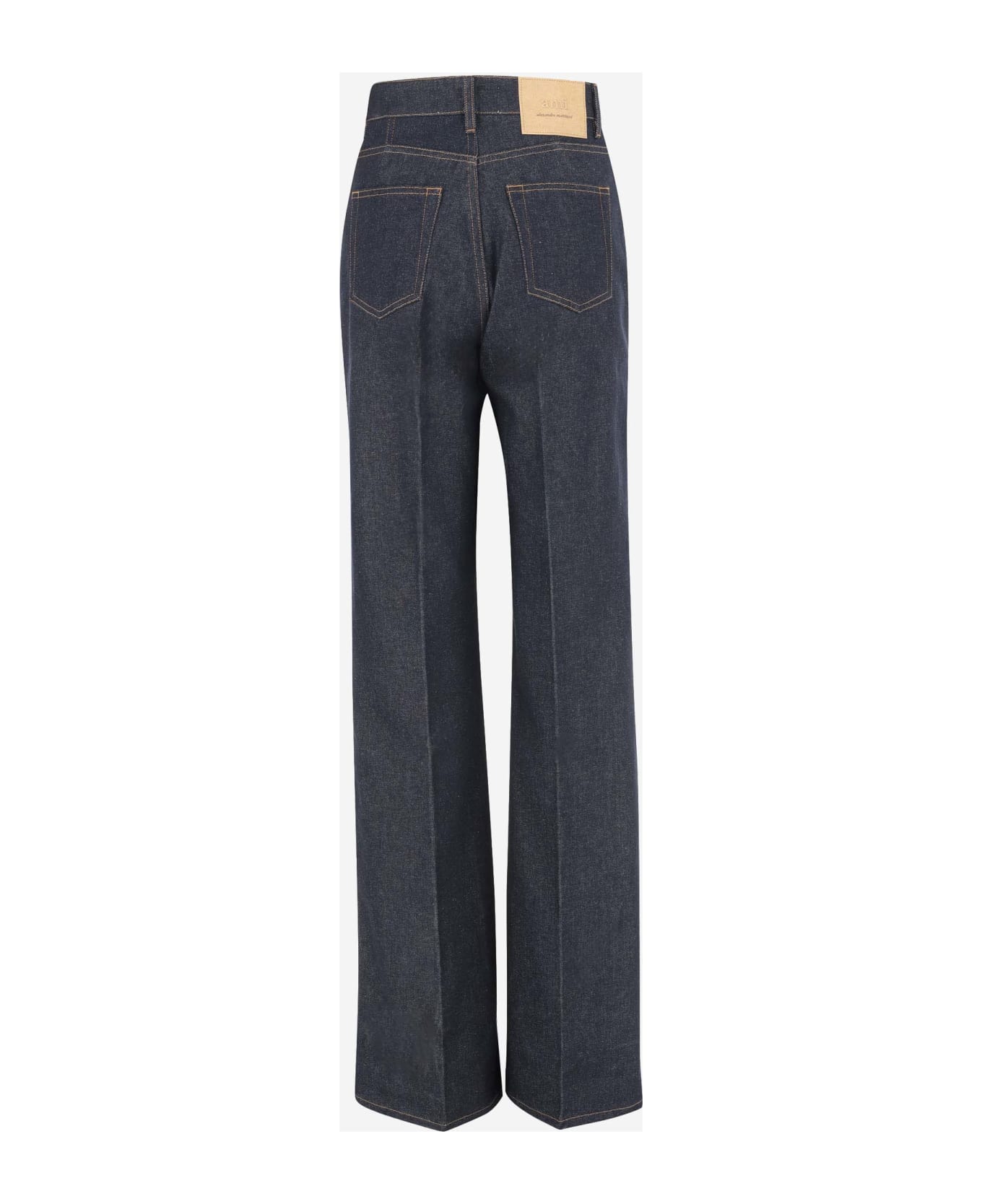 Ami Alexandre Mattiussi Cotton Denim Jeans - Denim