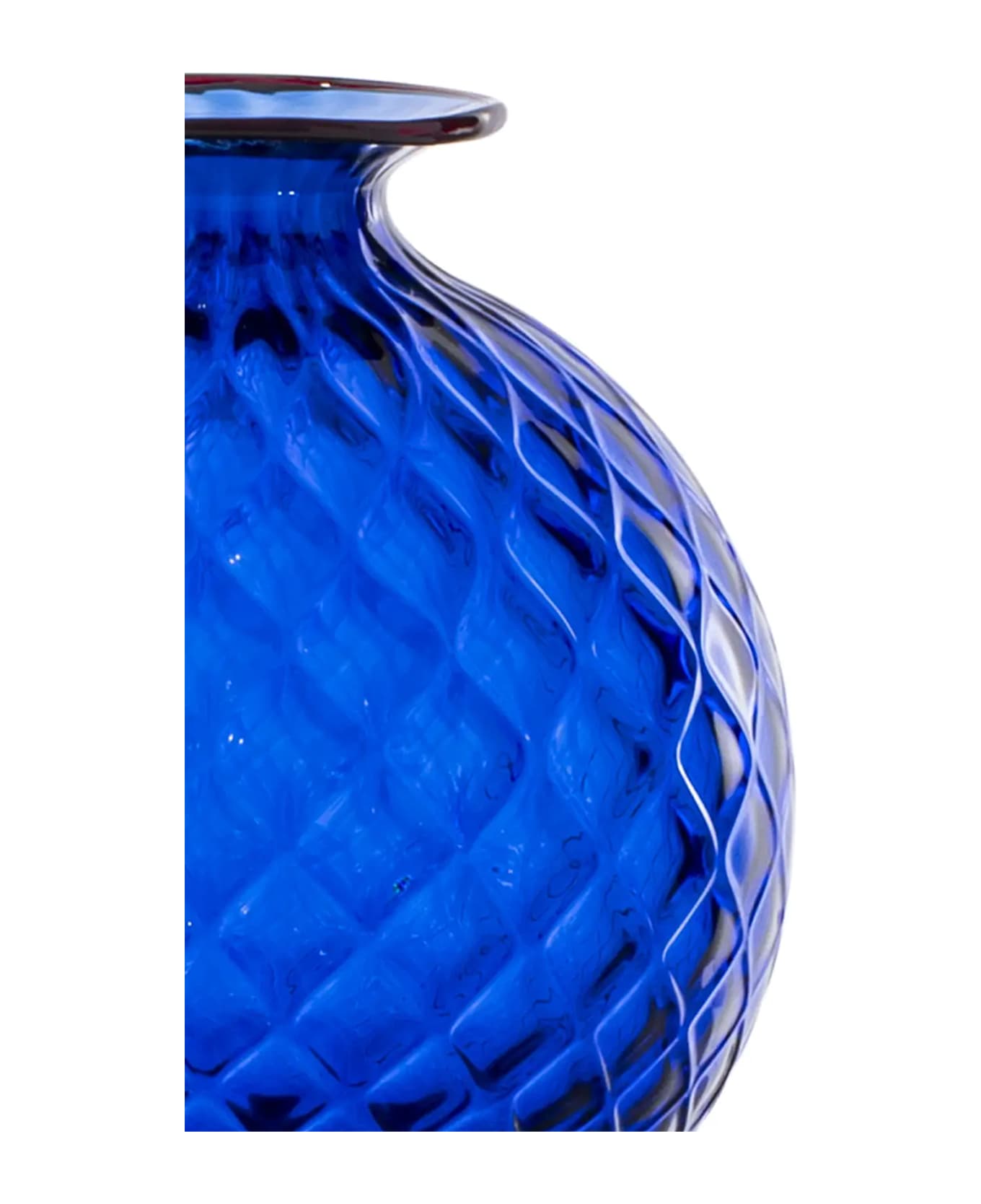 Venini 'monofiori Balloton' Vase H 16,5 Cm - Blue