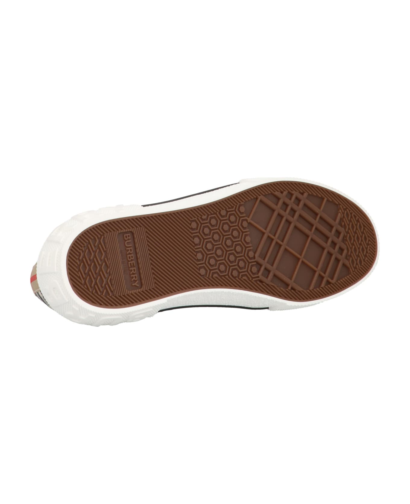 Burberry Check Sneakers - Beige