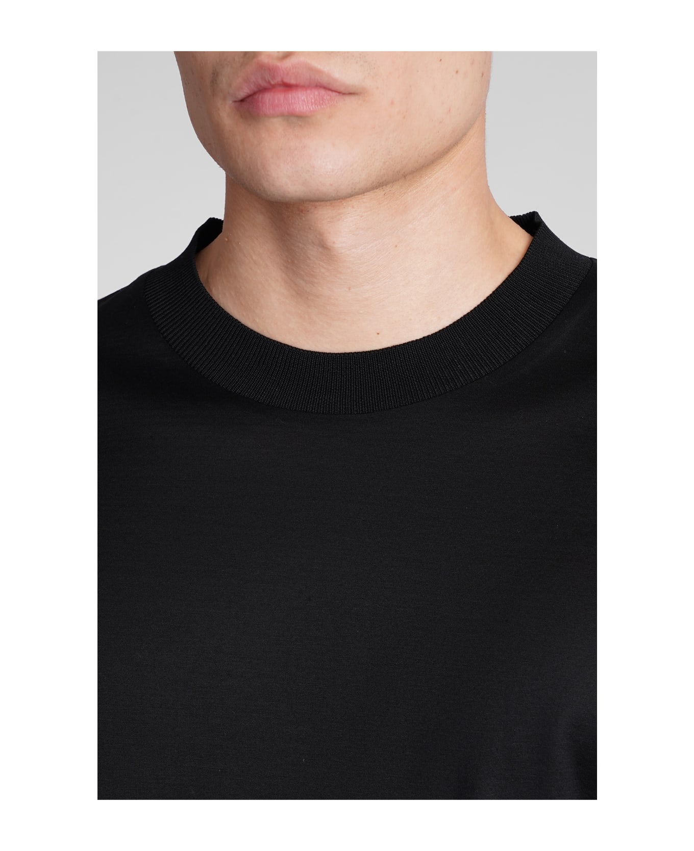 Tagliatore 0205 Keys T-shirt In Black Cotton - black シャツ
