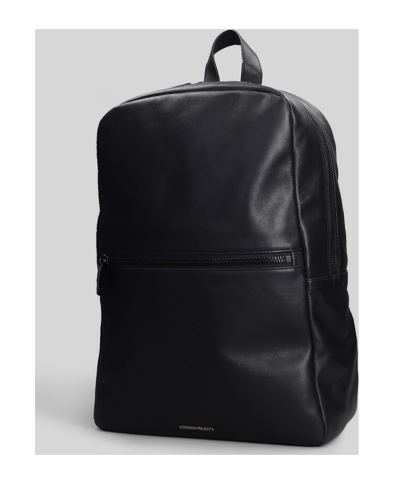 Common Projects Backpack In Black Leather - black
