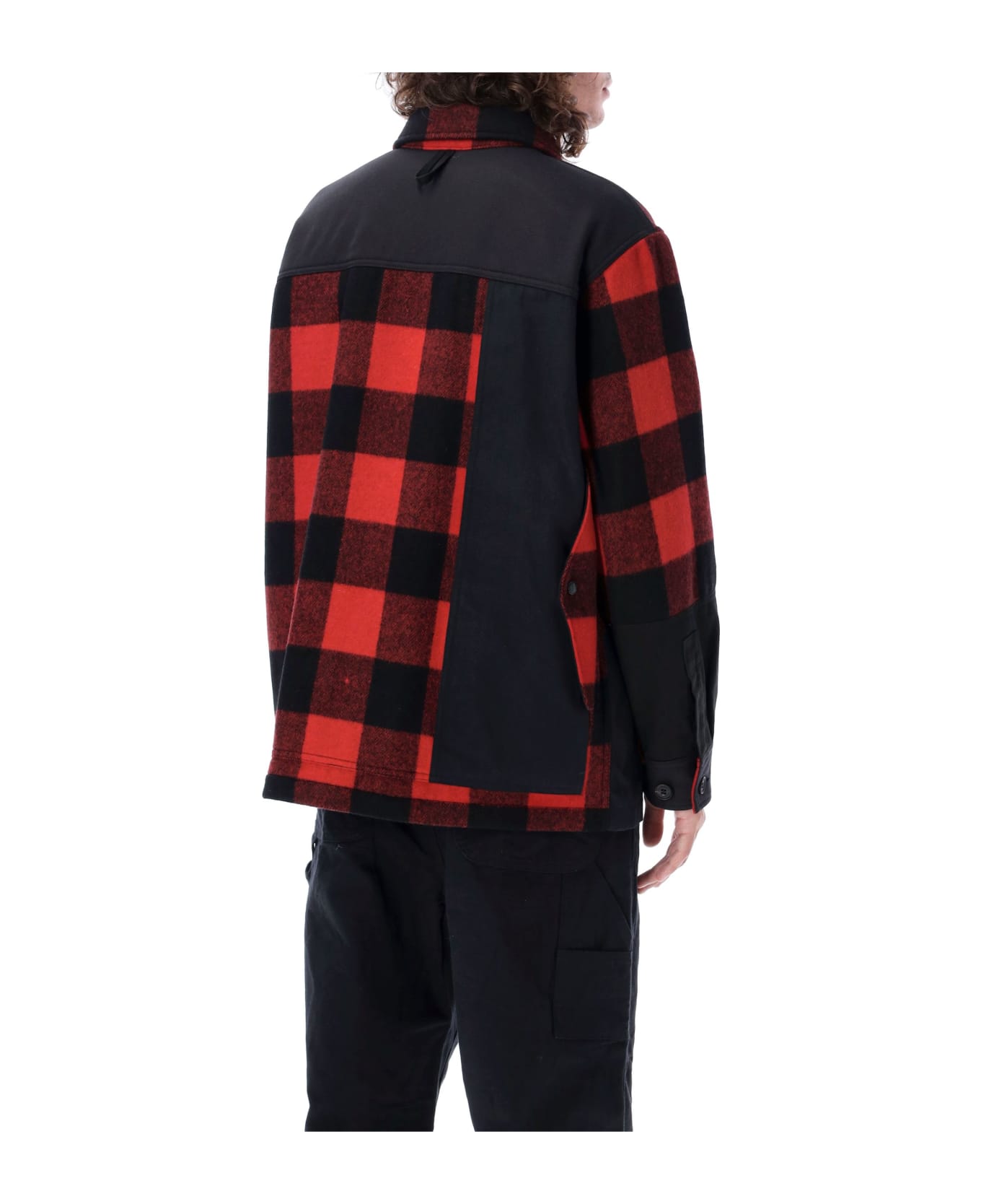 Comme des Garçons Homme Shirt Jacket Check Red - RED CHECK