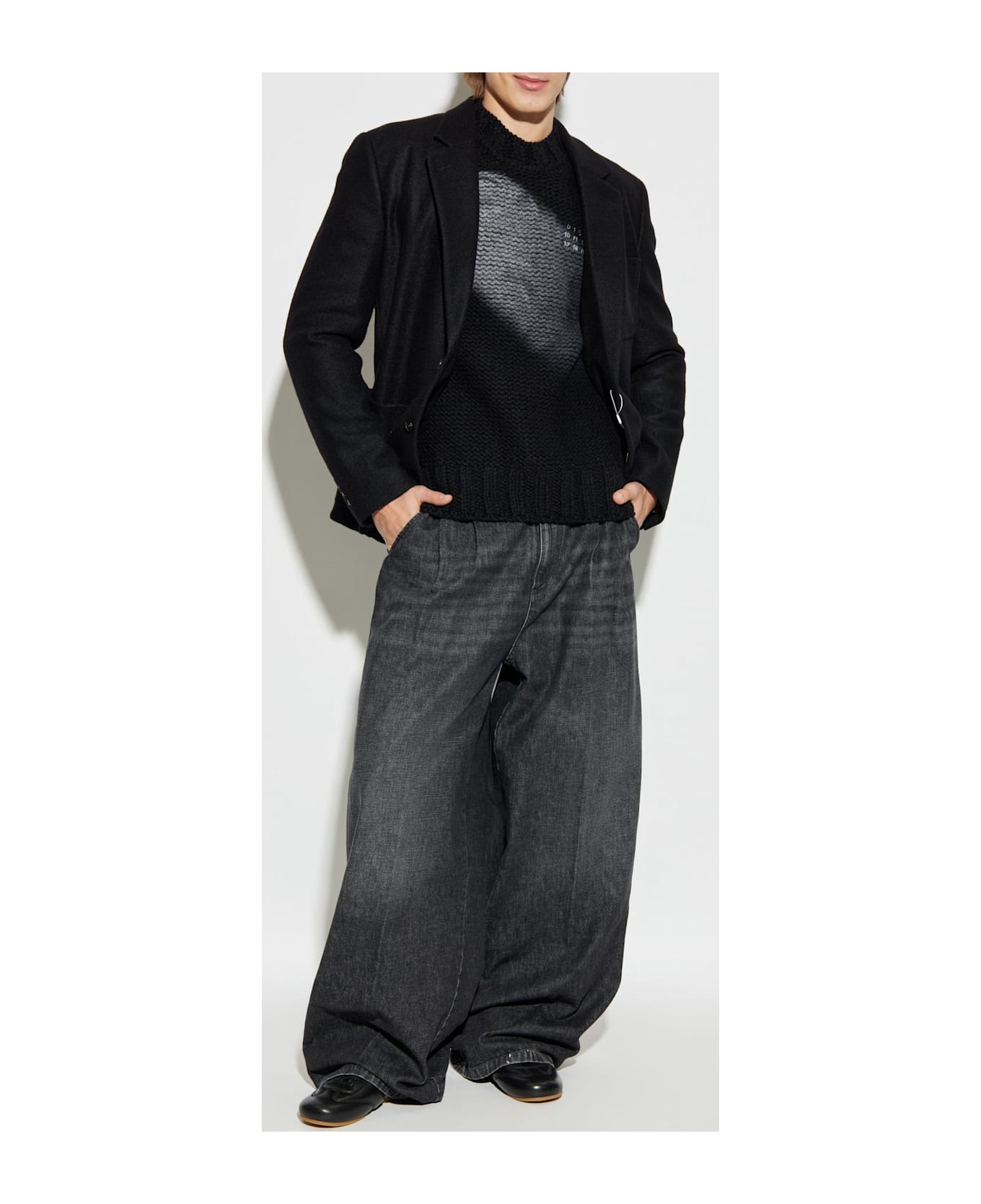 Maison Margiela Wide-leg Jeans - BLACK