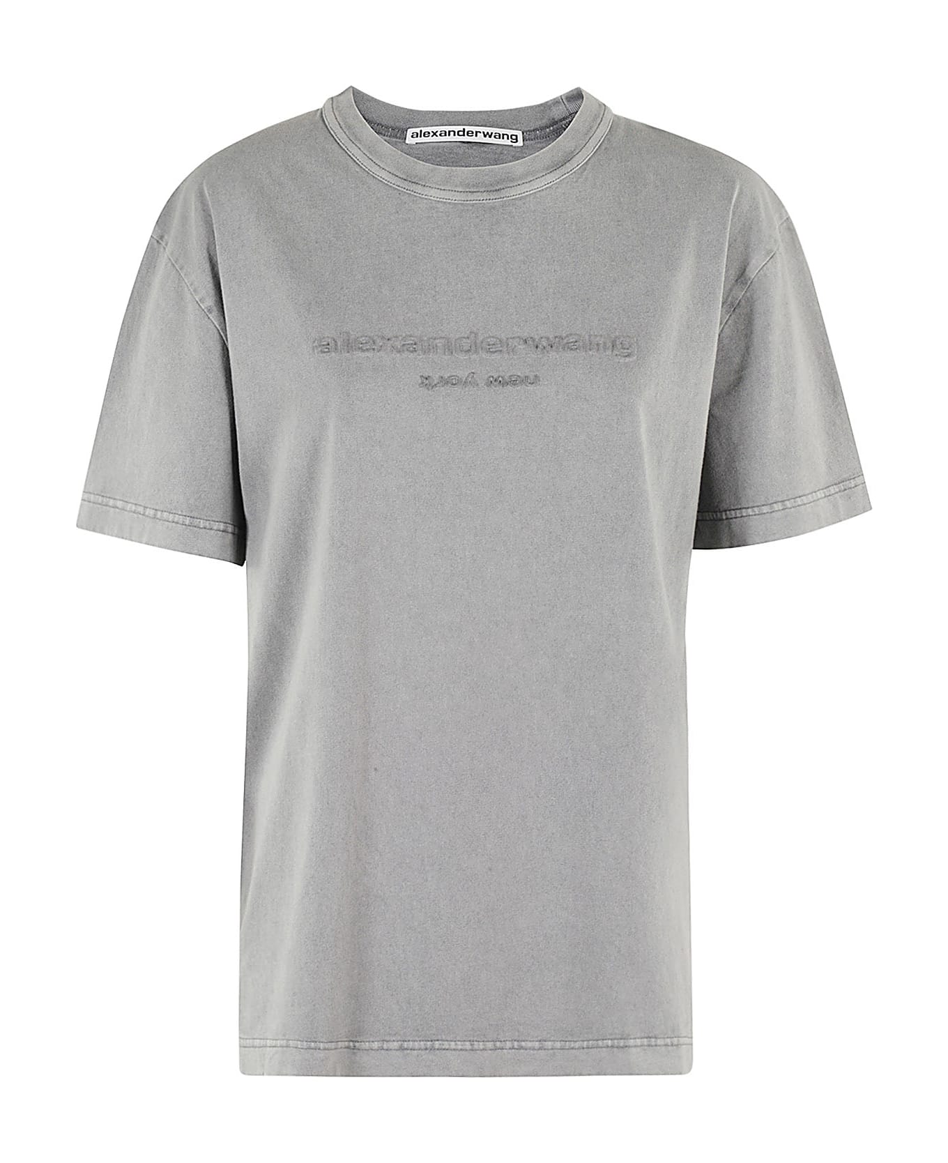 Alexander Wang Bicolor Acid Tee With Embossed Logo - A Tシャツ