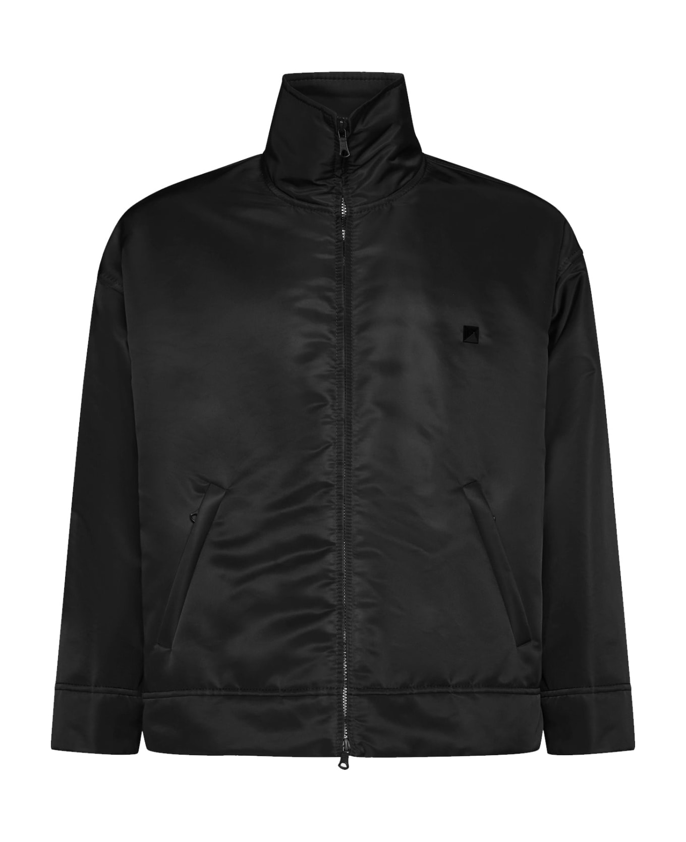 Valentino Nylon Stud Jacket - Black