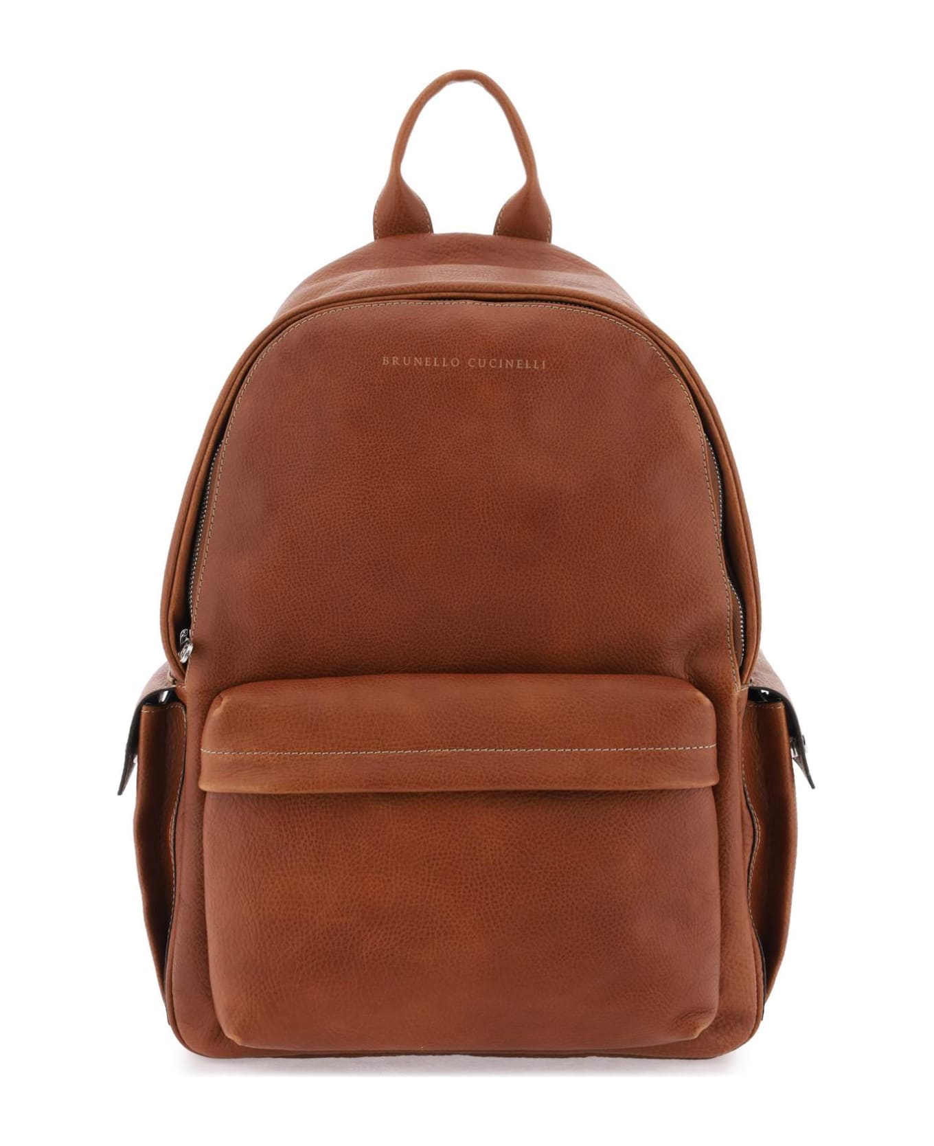 Brunello Cucinelli Leather Backpack - Brown