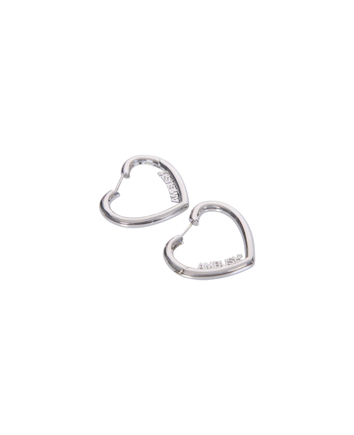 AMBUSH Heart-shaped Earrings - Metallic
