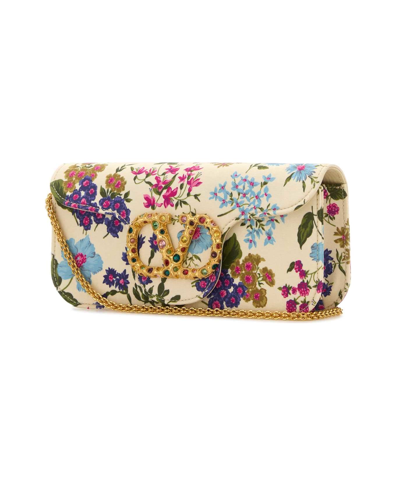Valentino Garavani Printed Fabric Locã² Clutch - MULTICOLORBUTTERWHITEMULTICOLOR