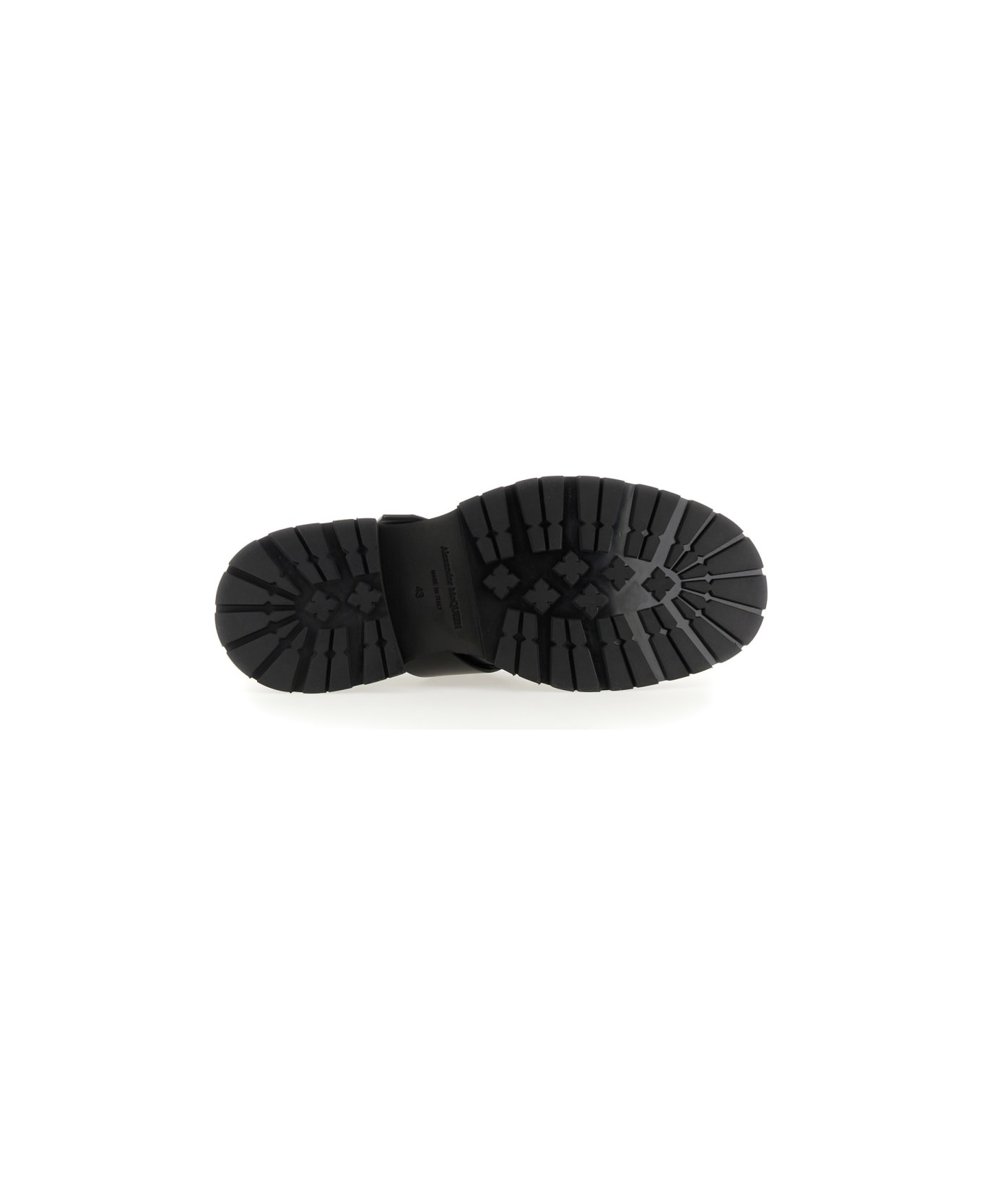 Alexander McQueen Studded Derby Loafer - BLACK