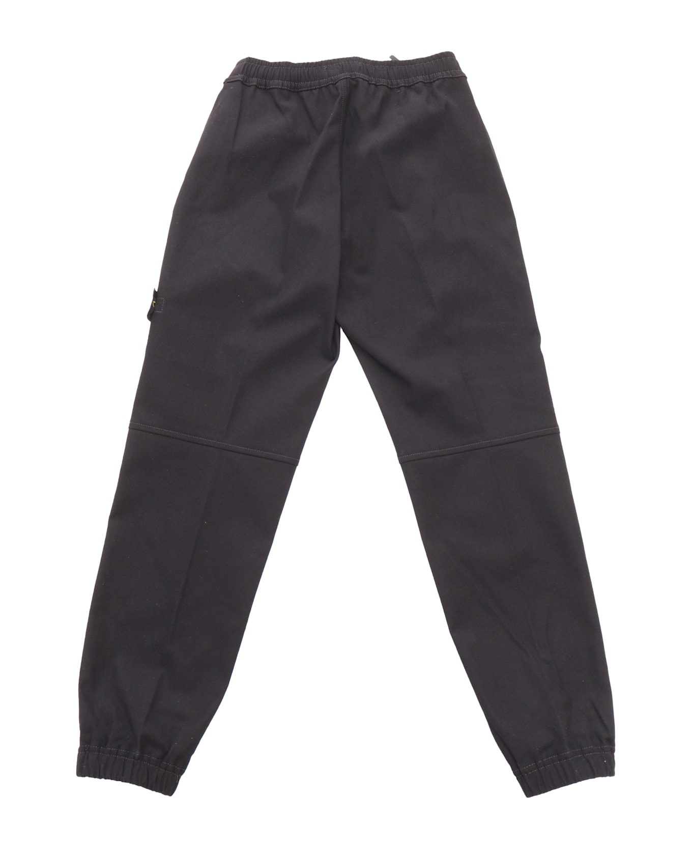 Stone Island Loose Fit Trousers - BLACK ボトムス