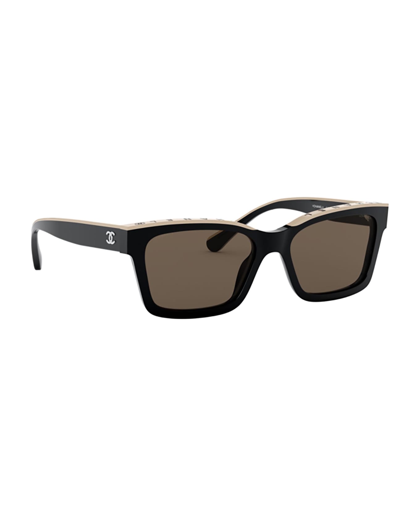 Chanel Chanel Ch5417 Black/beige Sunglasses